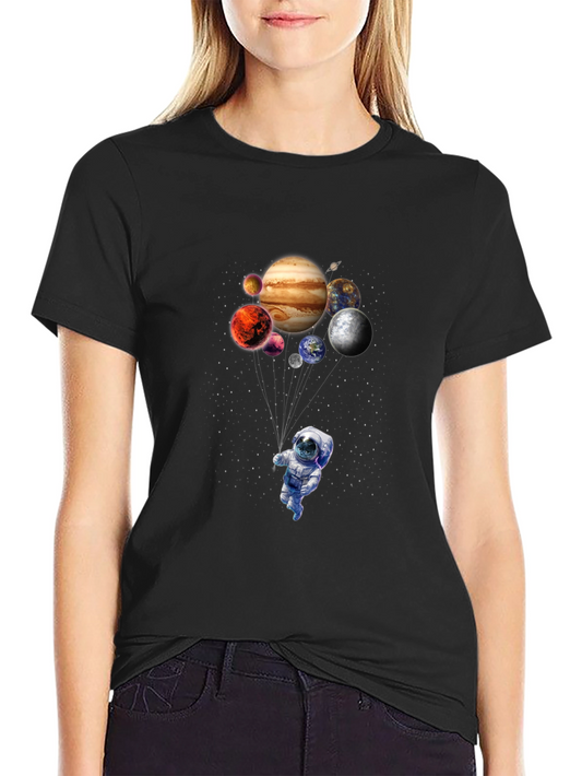 Astronaut & Planets Graphic T-Shirt