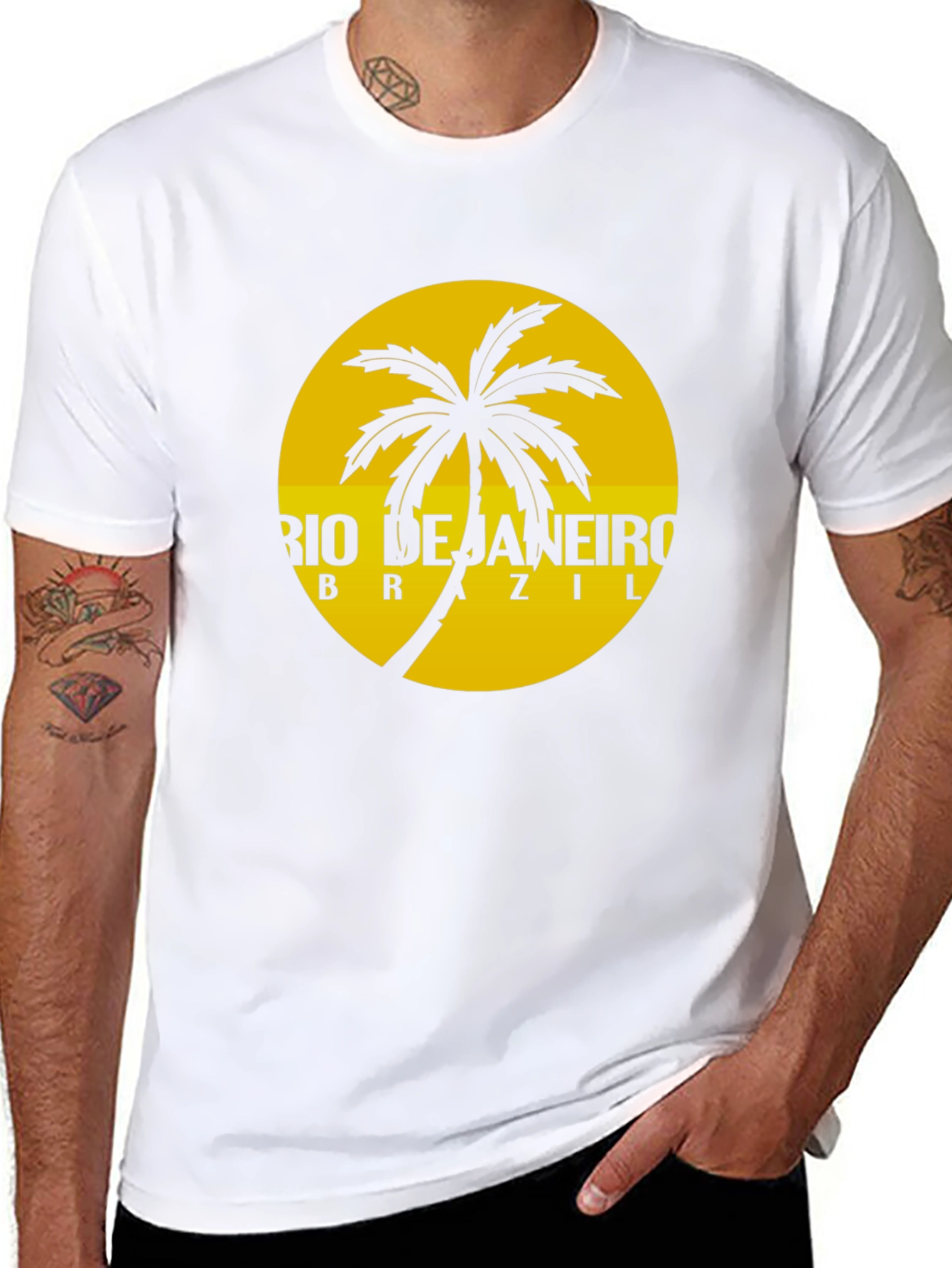 Rio de Janeiro Brazil Palm Tree T-Shirt