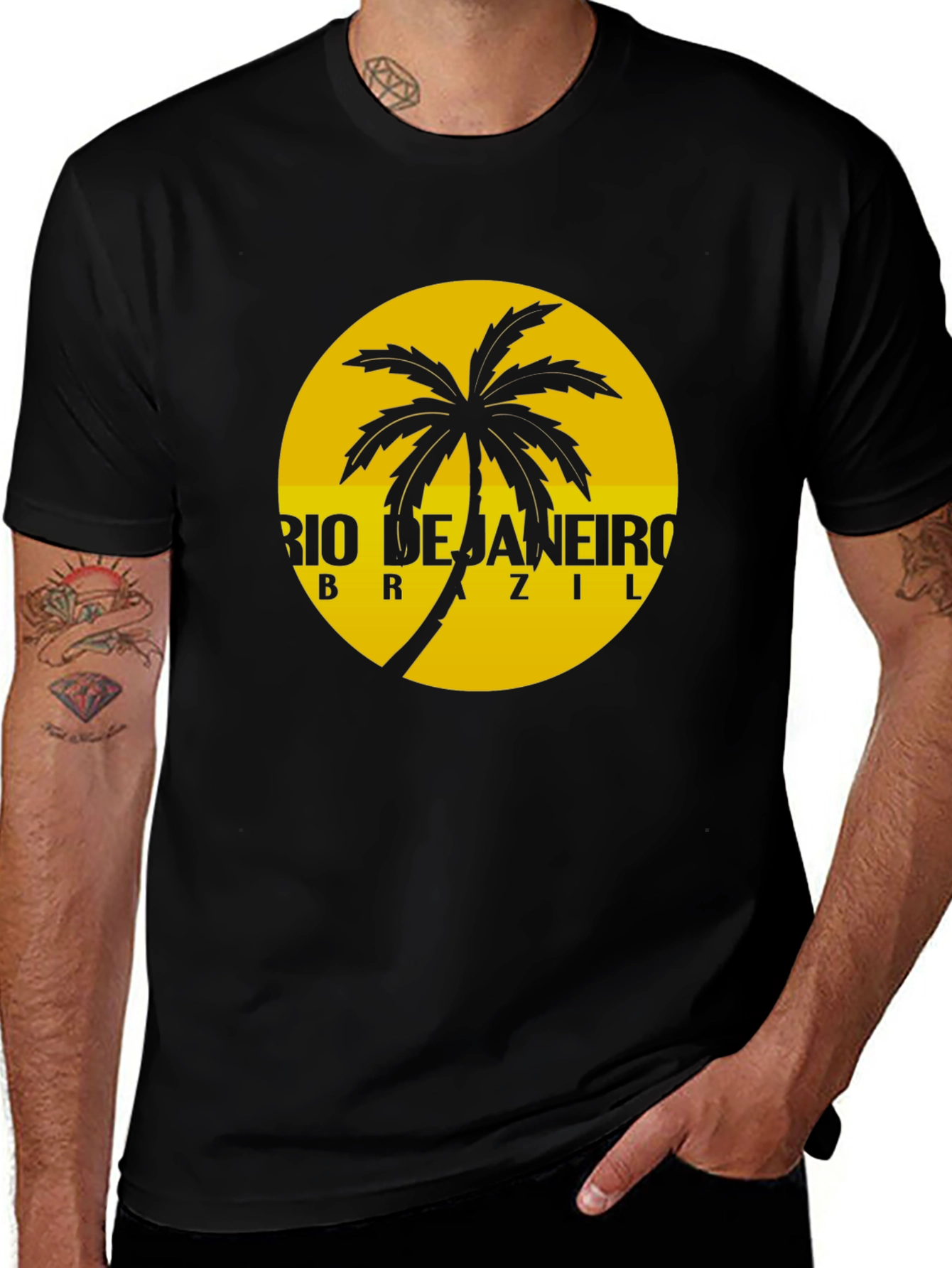 Rio de Janeiro Brazil Palm Tree T-Shirt