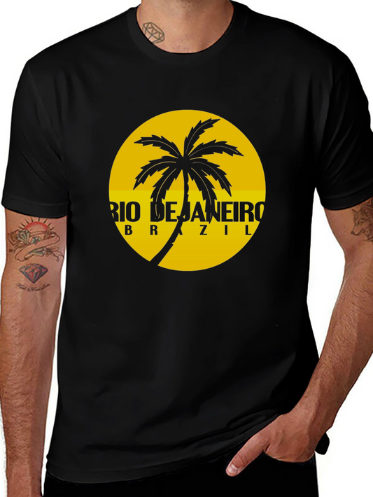 Rio de Janeiro Brazil Palm Tree T-Shirt