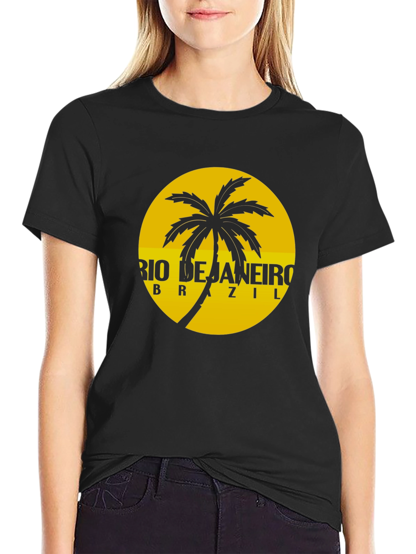 Rio de Janeiro Brazil Palm Tree T-Shirt