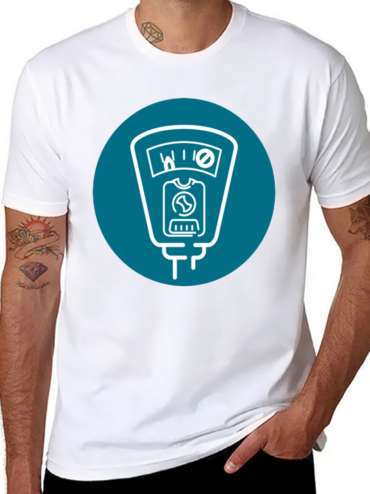 Retro Parking Meter Graphic T-Shirt