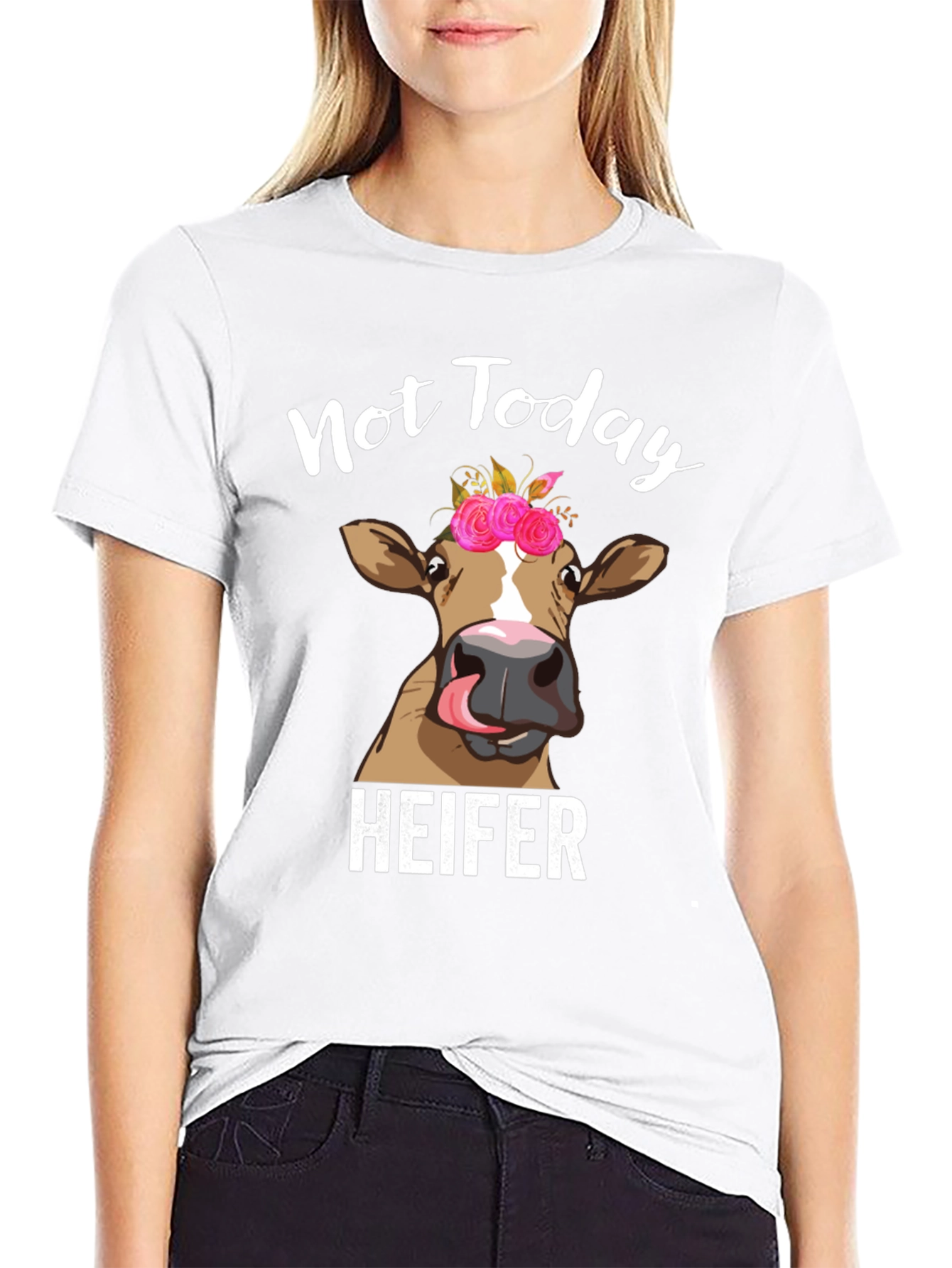 Not Today Heifer Graphic T-Shirt