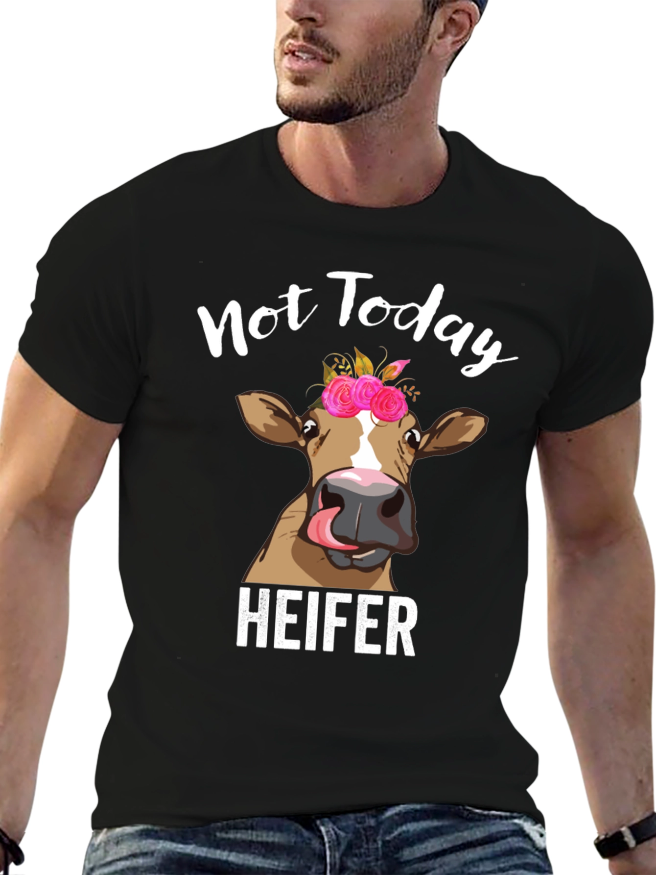 Not Today Heifer Graphic T-Shirt