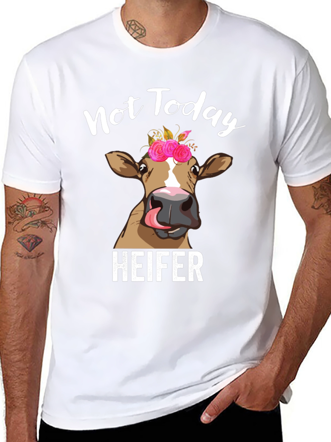 Not Today Heifer Graphic T-Shirt
