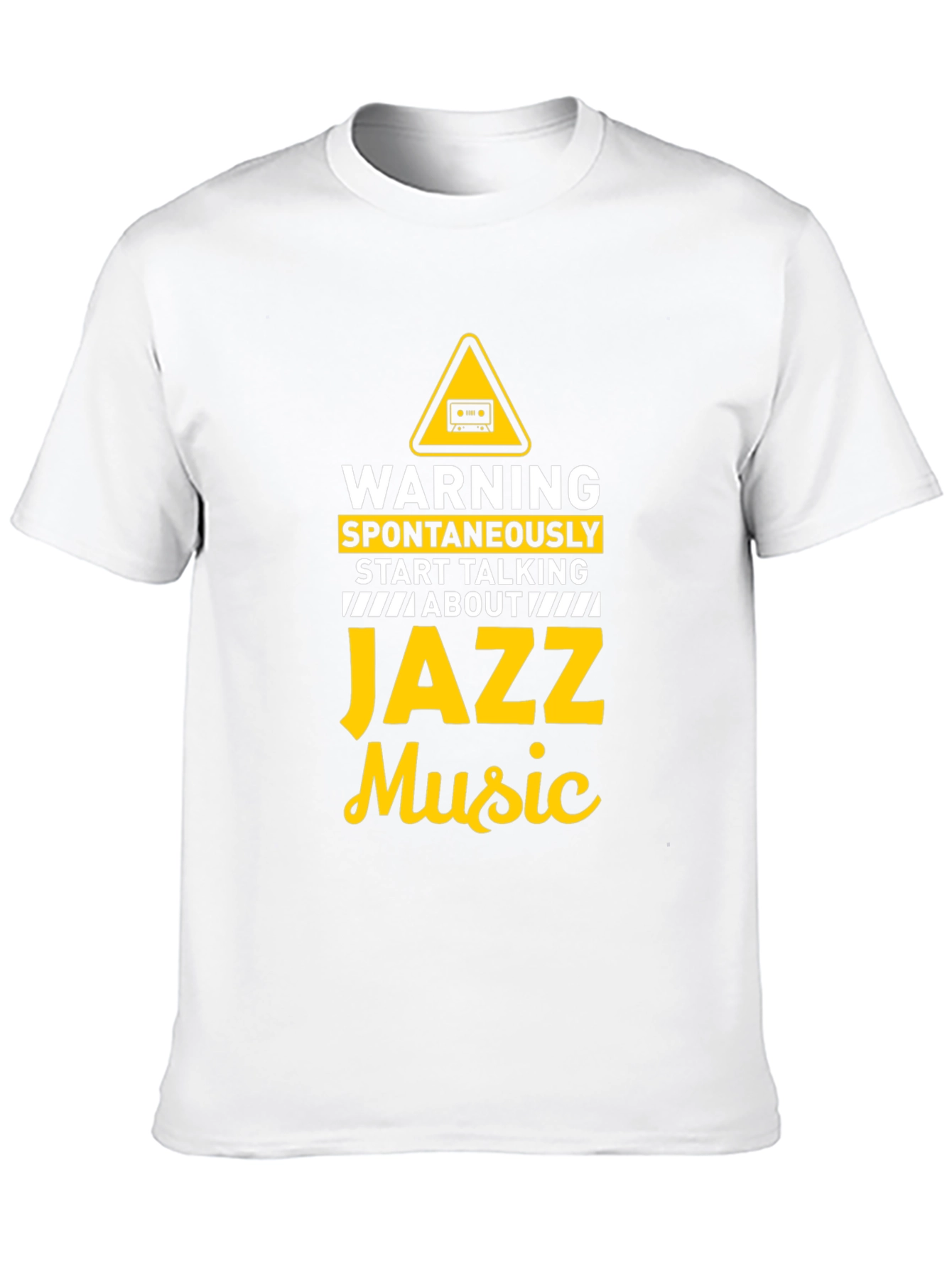 Warning Jazz Music T-Shirt Funny Musician Tee