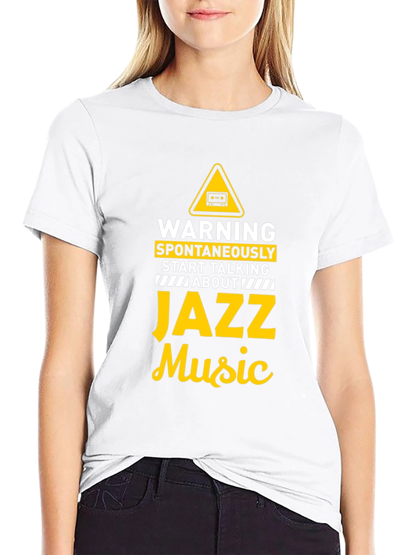 Warning Jazz Music T-Shirt Funny Musician Tee