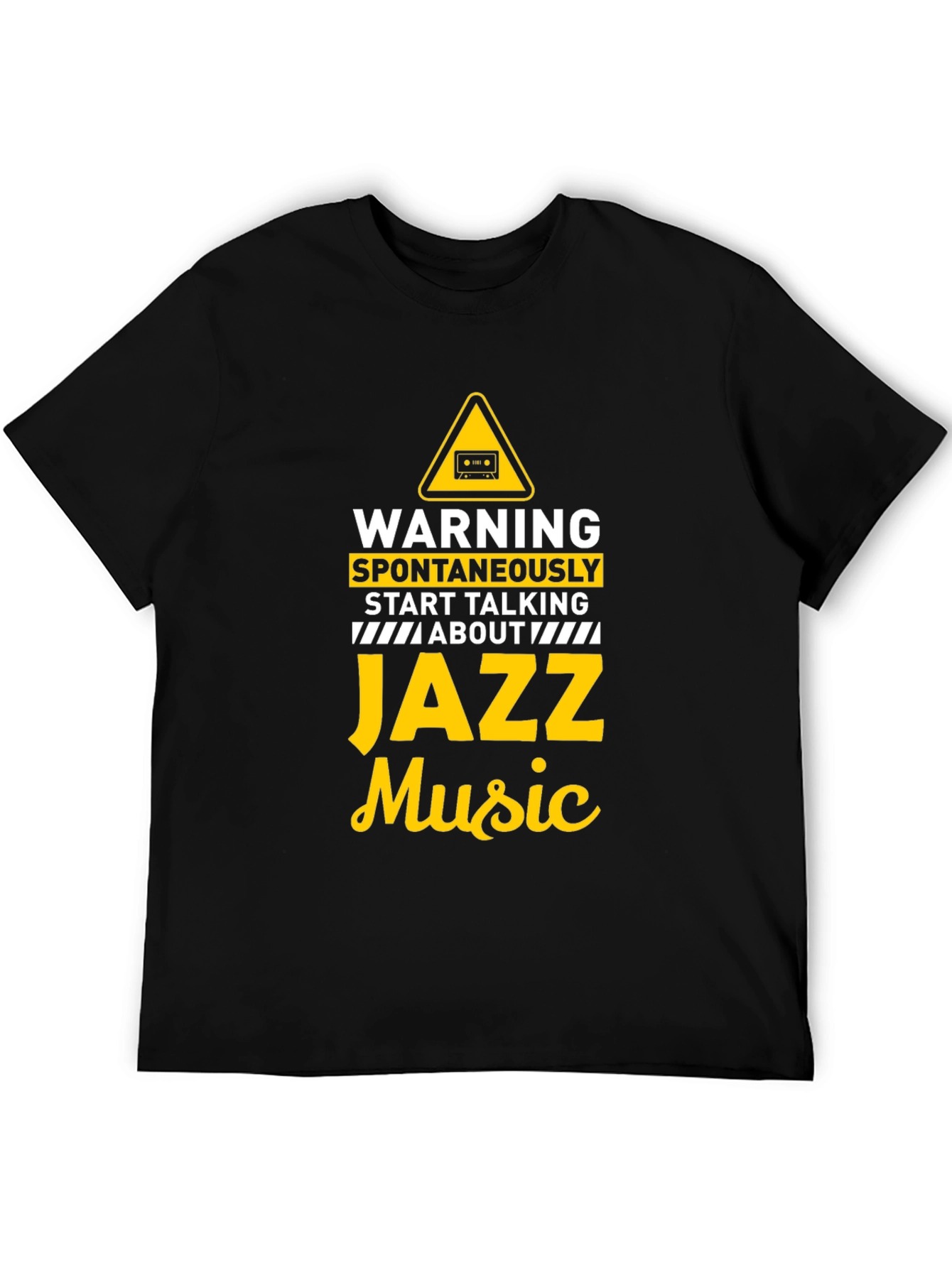 Warning Jazz Music T-Shirt Funny Musician Tee