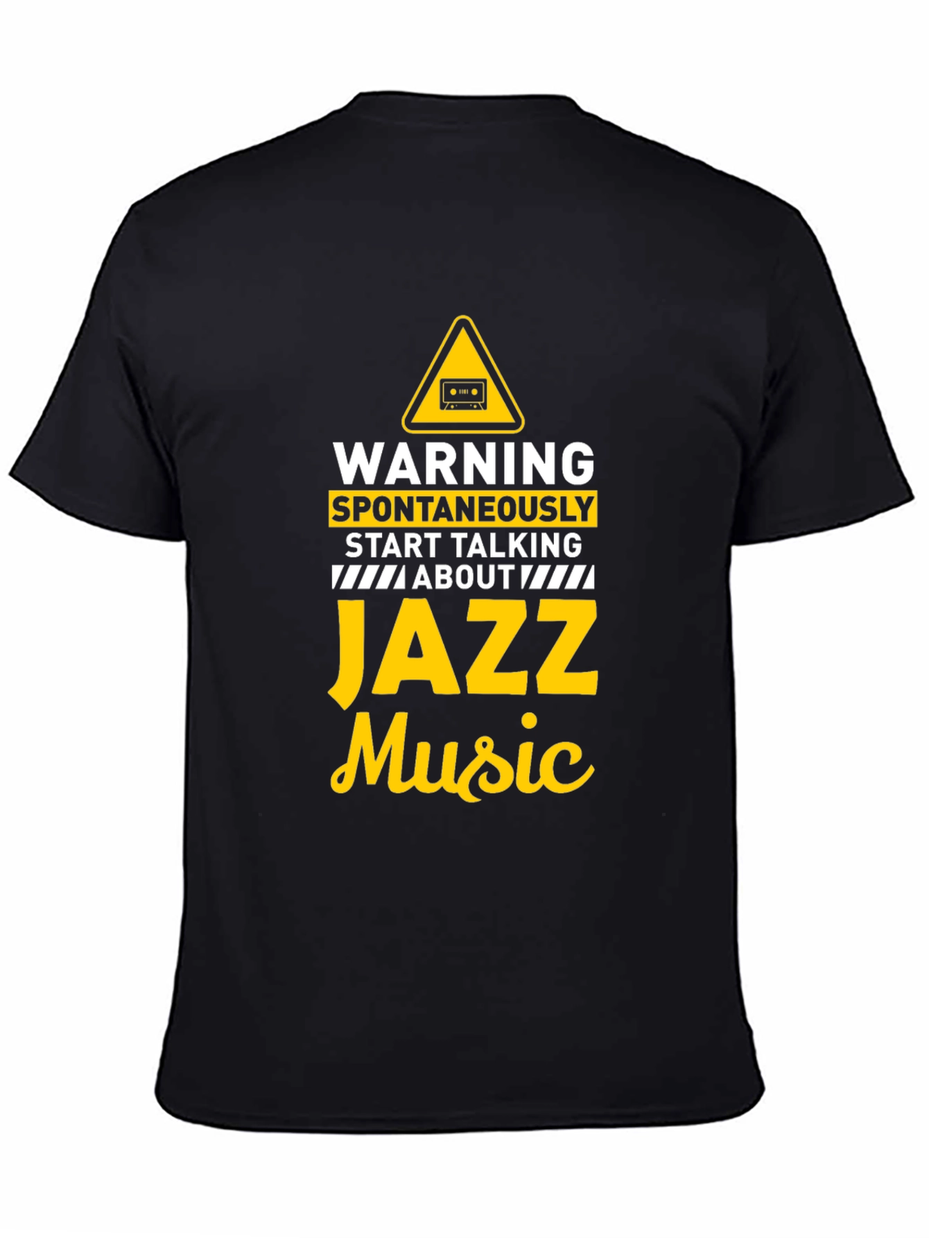 Warning Jazz Music T-Shirt Funny Musician Tee