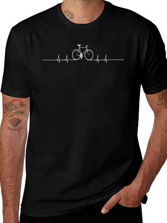 Bike Heartbeat Graphic T-Shirt
