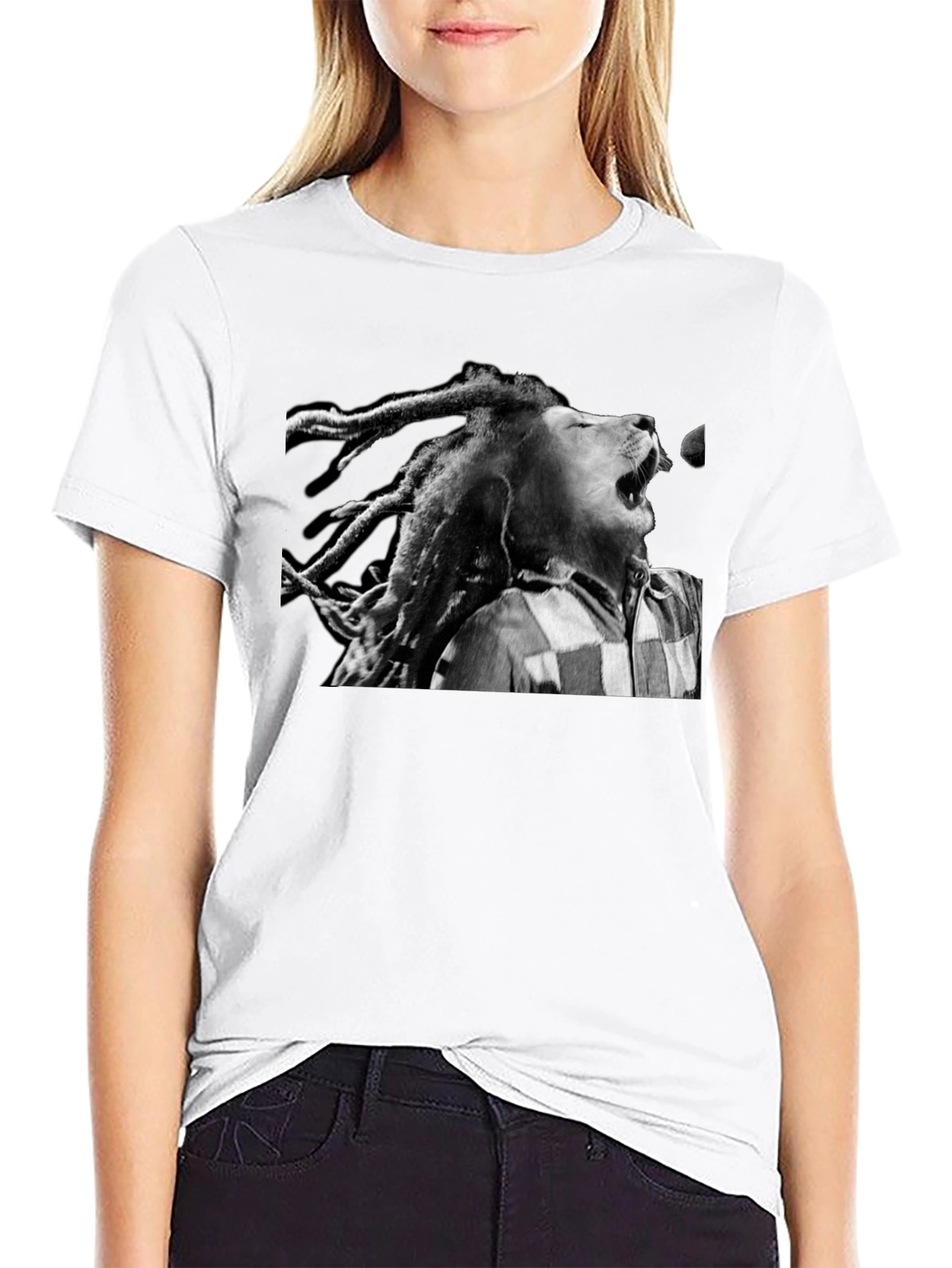 Lion Dreadlocks Graphic T-Shirt