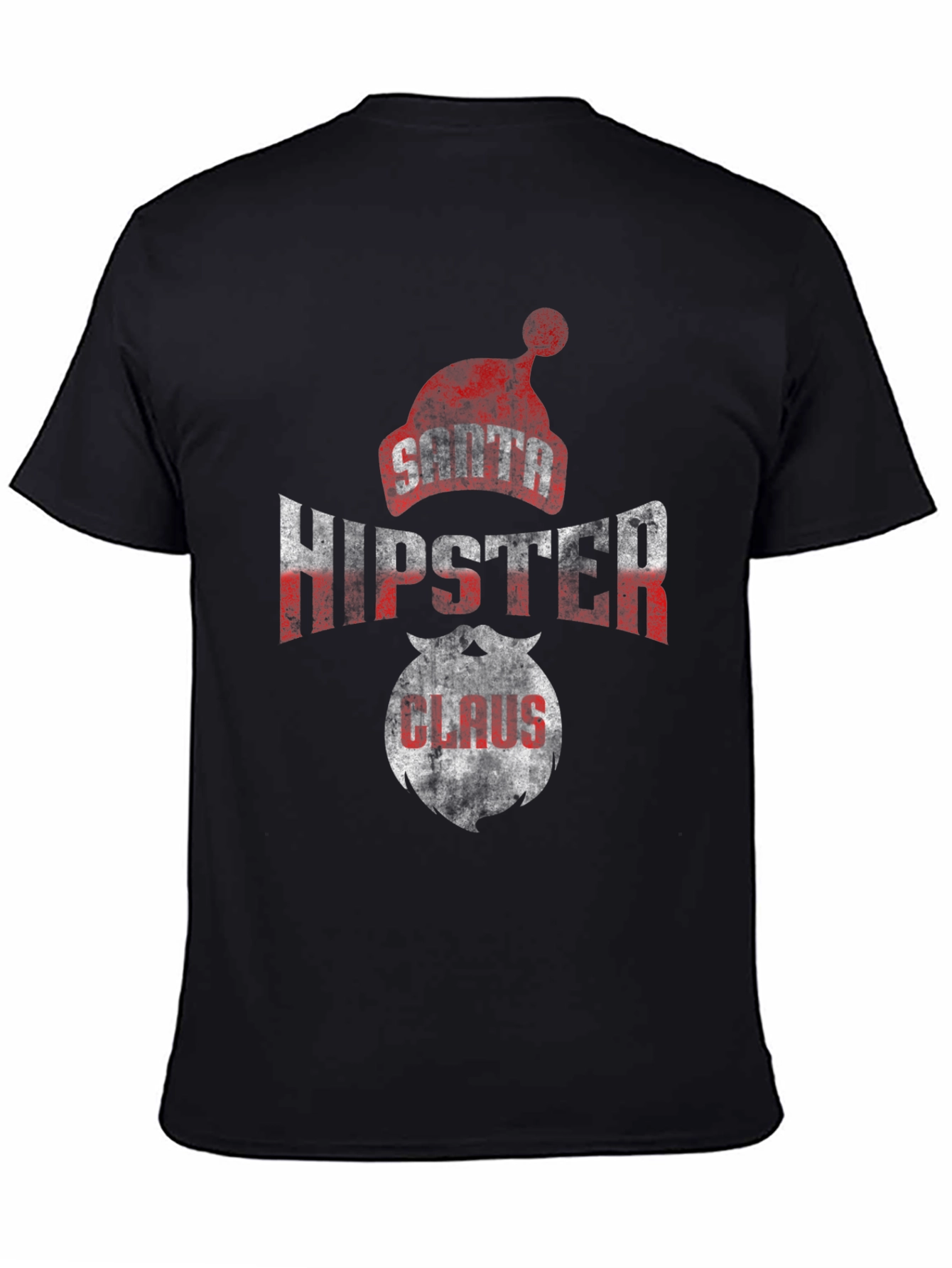 Santa Hipster Claus Graphic Tee
