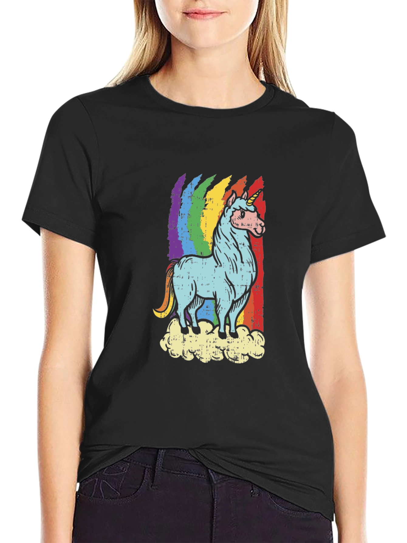 Rainbow Unicorn T-Shirt - Graphic Tee