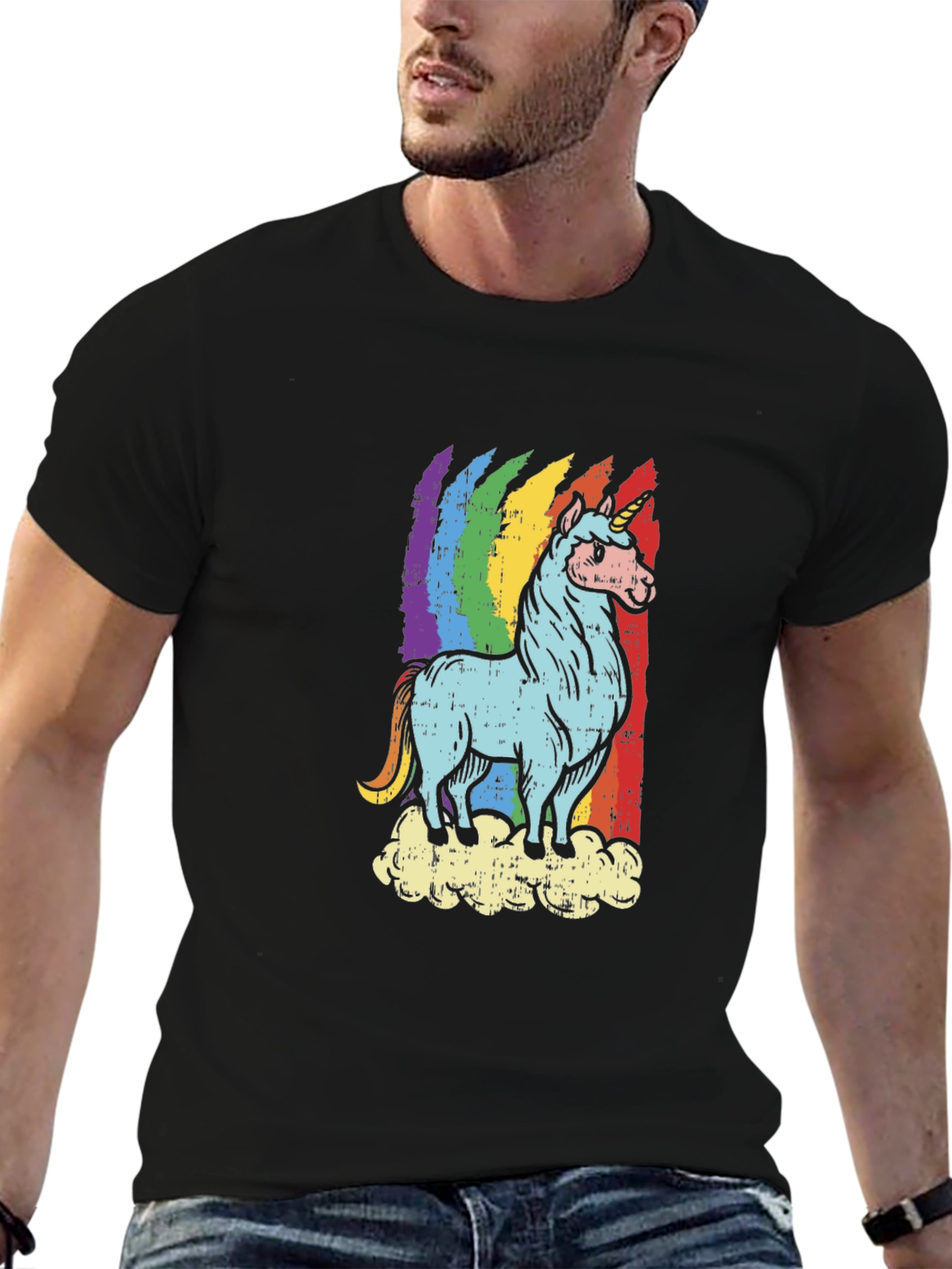 Rainbow Unicorn T-Shirt - Graphic Tee