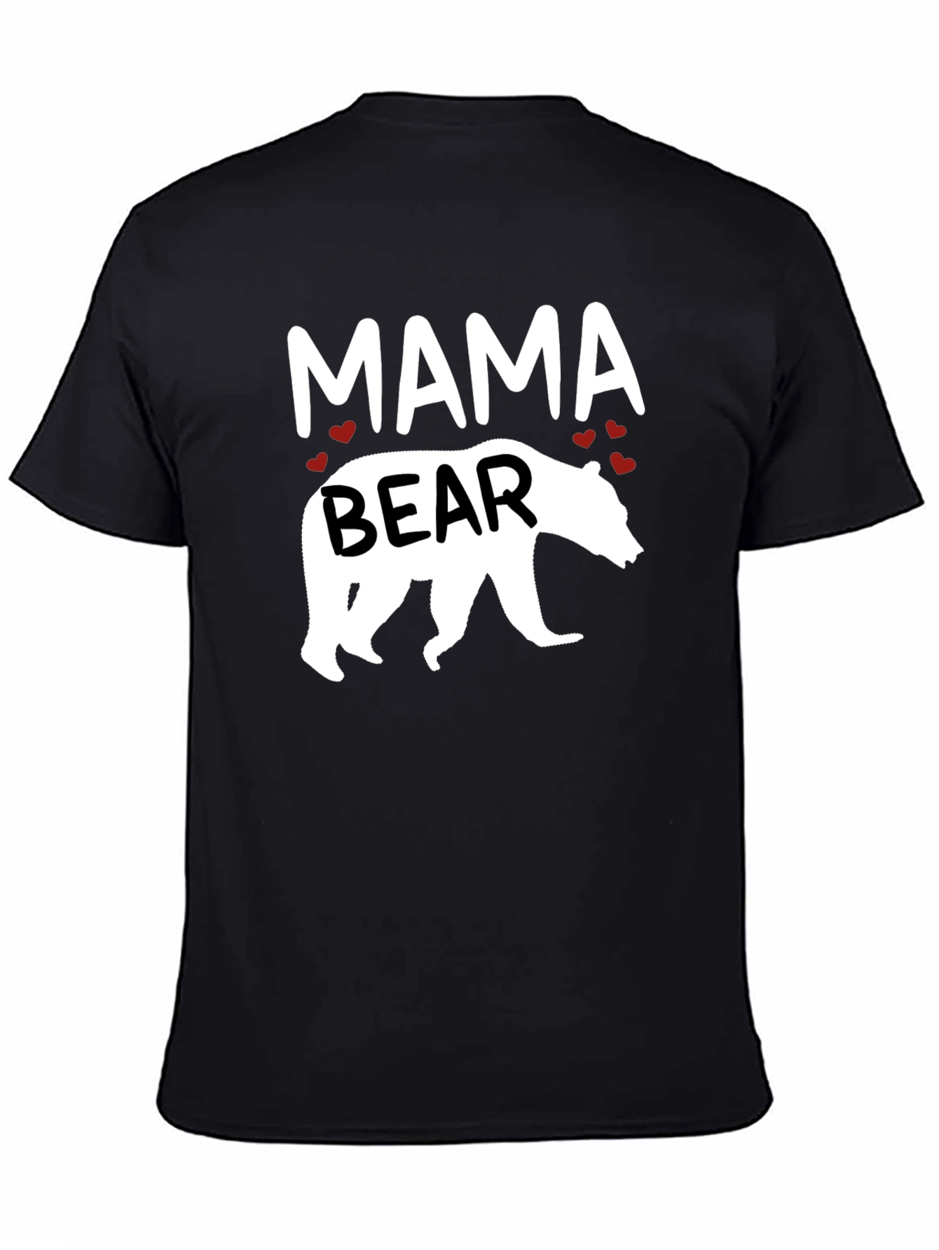 Mama Bear Graphic Tee - Black