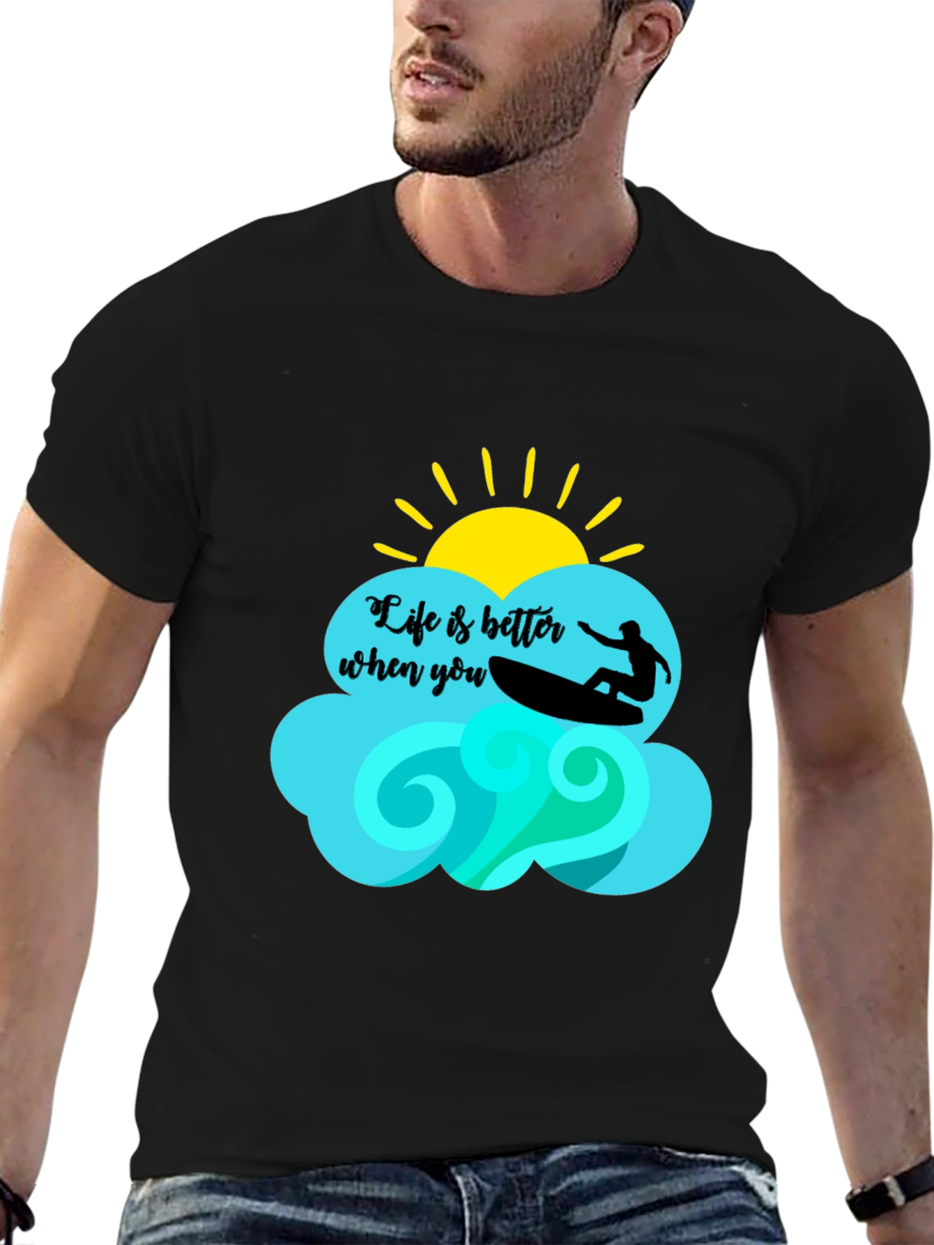 Life is Better Surfing Tee