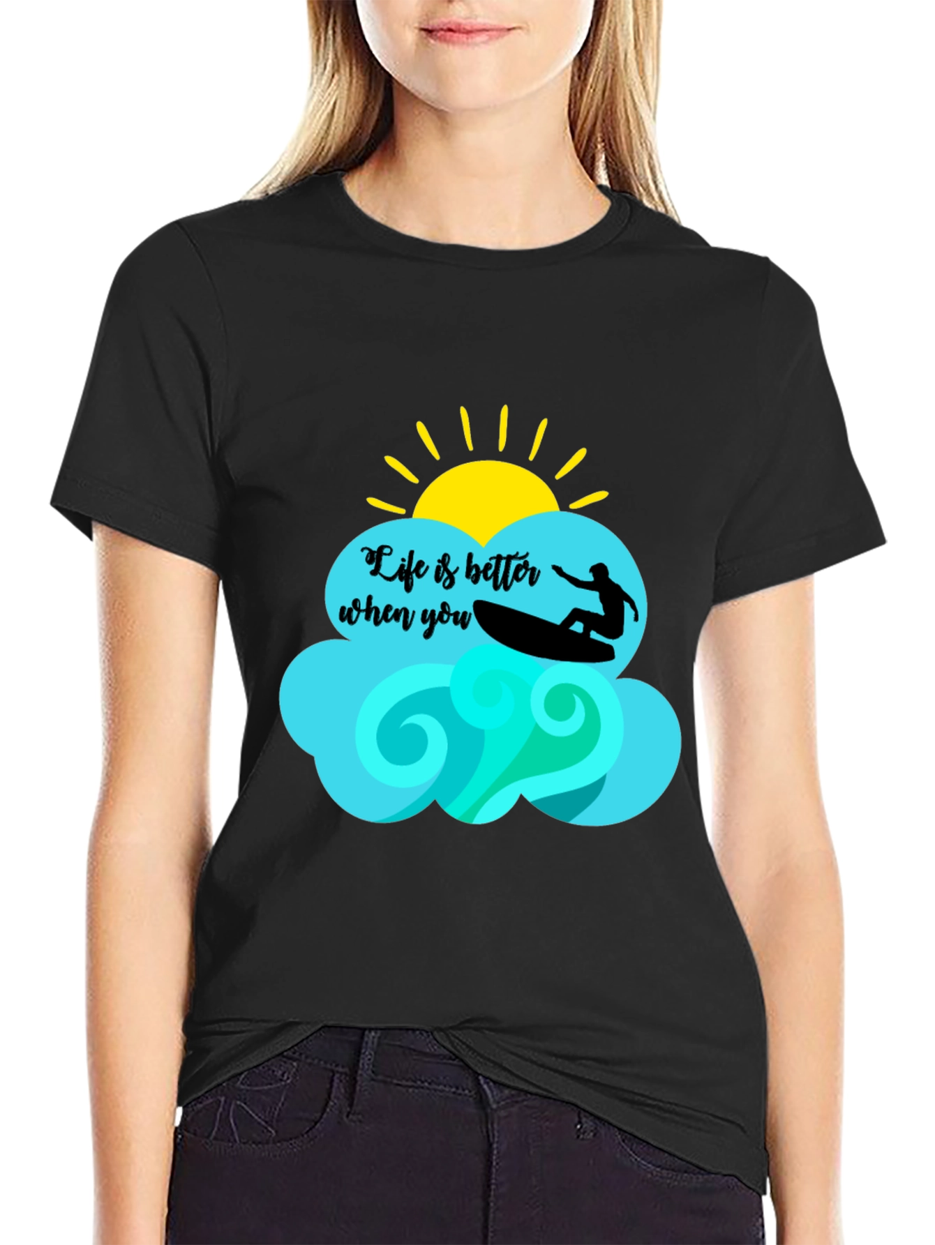 Life is Better Surfing Tee