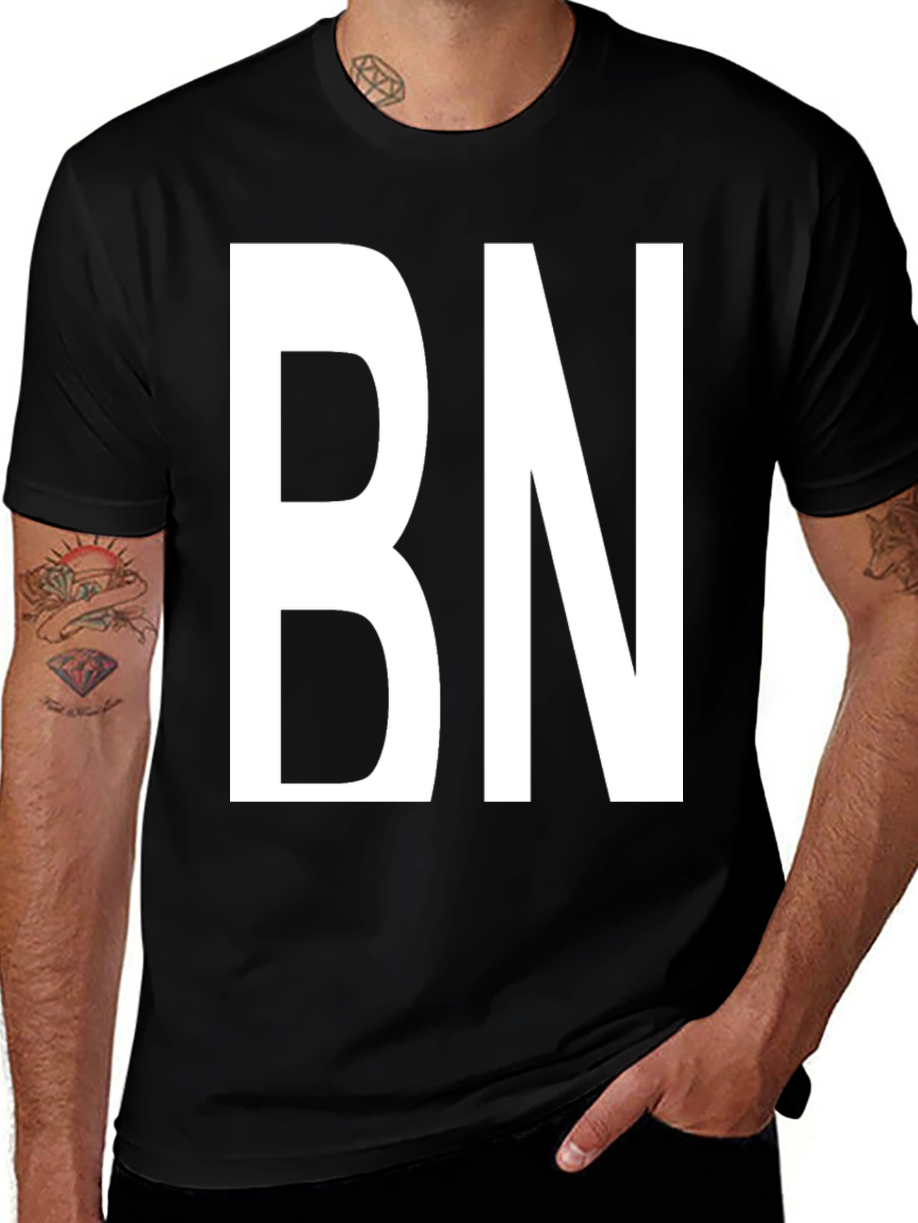 Bold BN Graphic Tee - Black