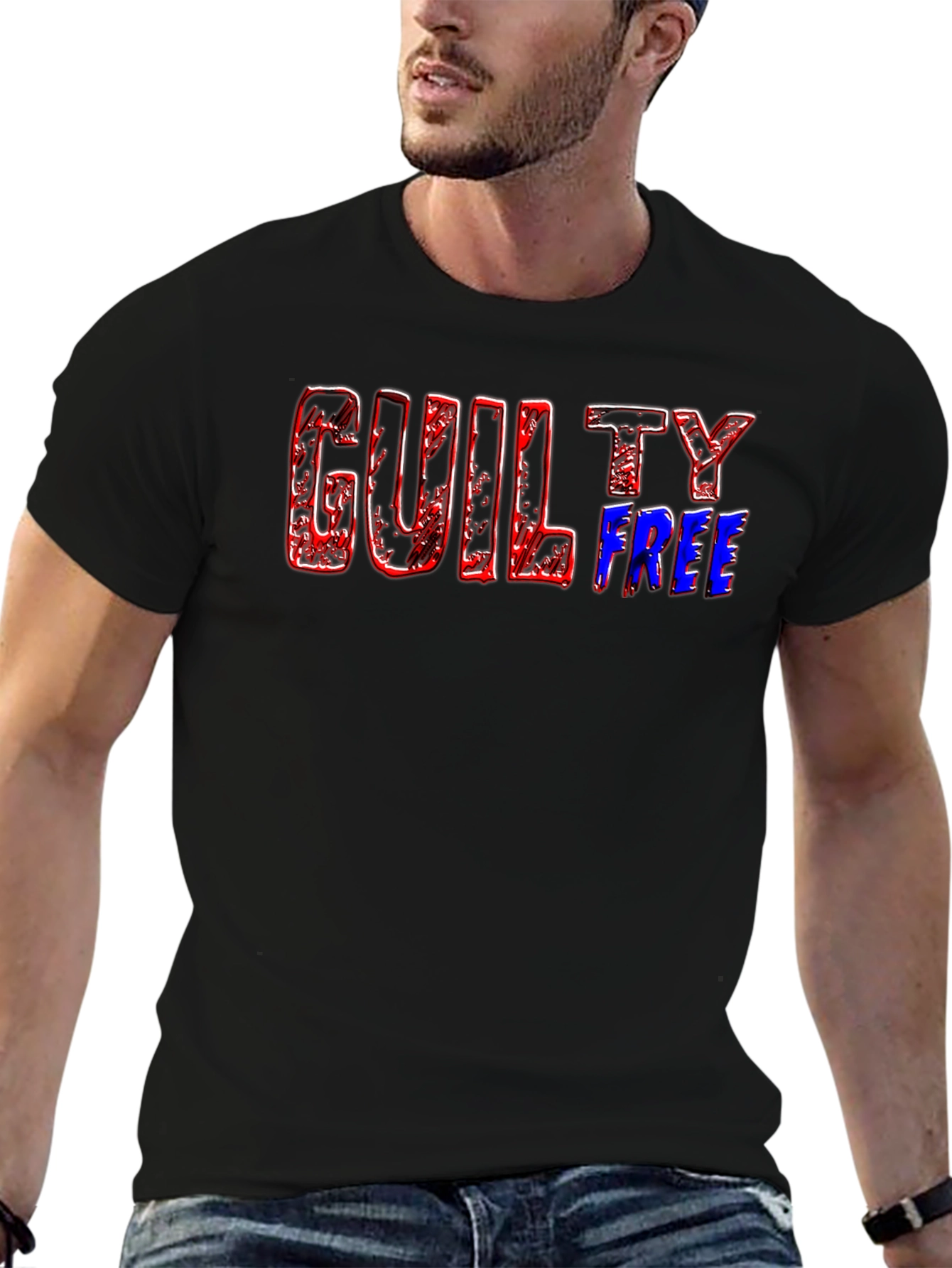 Guilty Free T-Shirt - Bold Graphic Tee