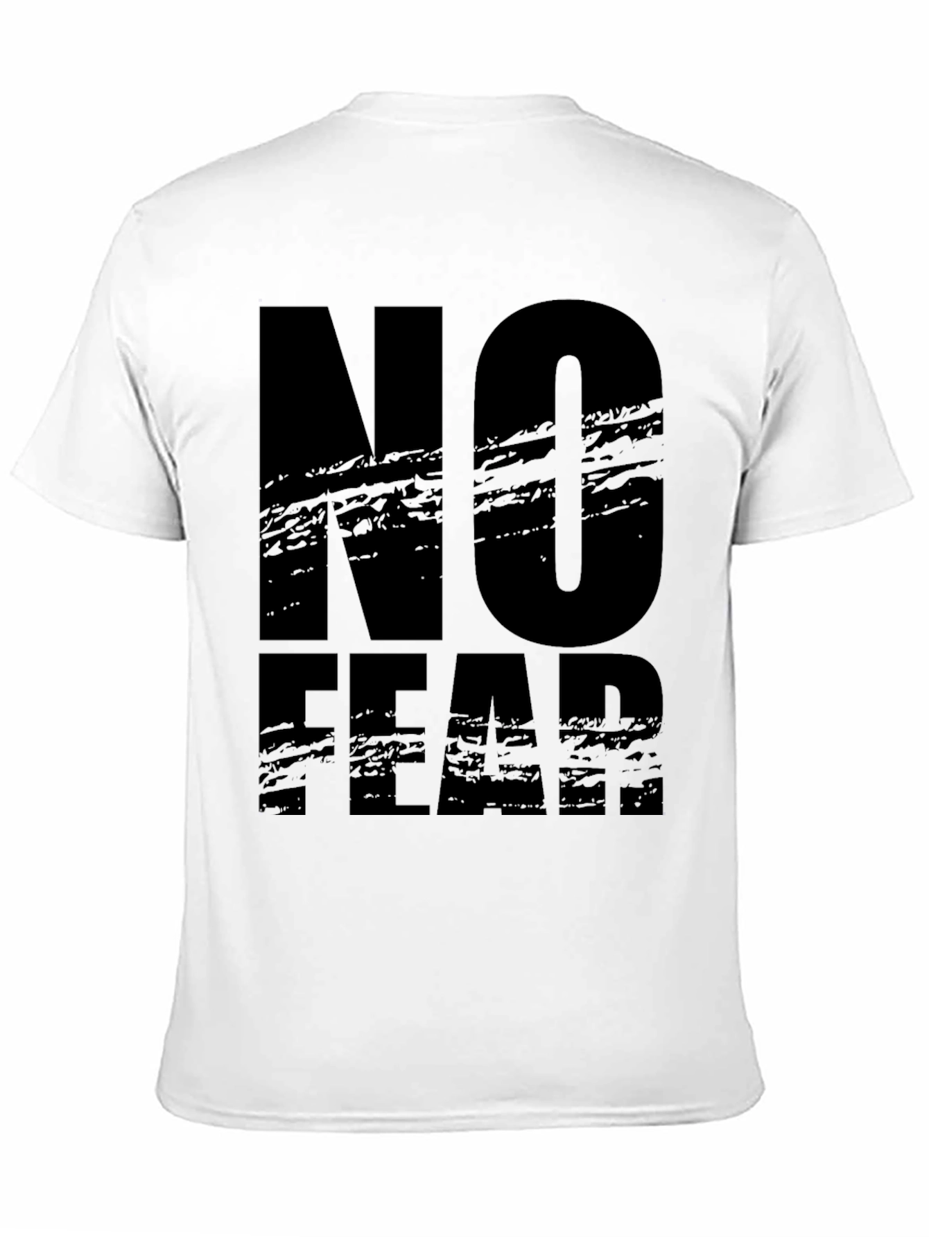 No Fear Graphic Print Black T-Shirt