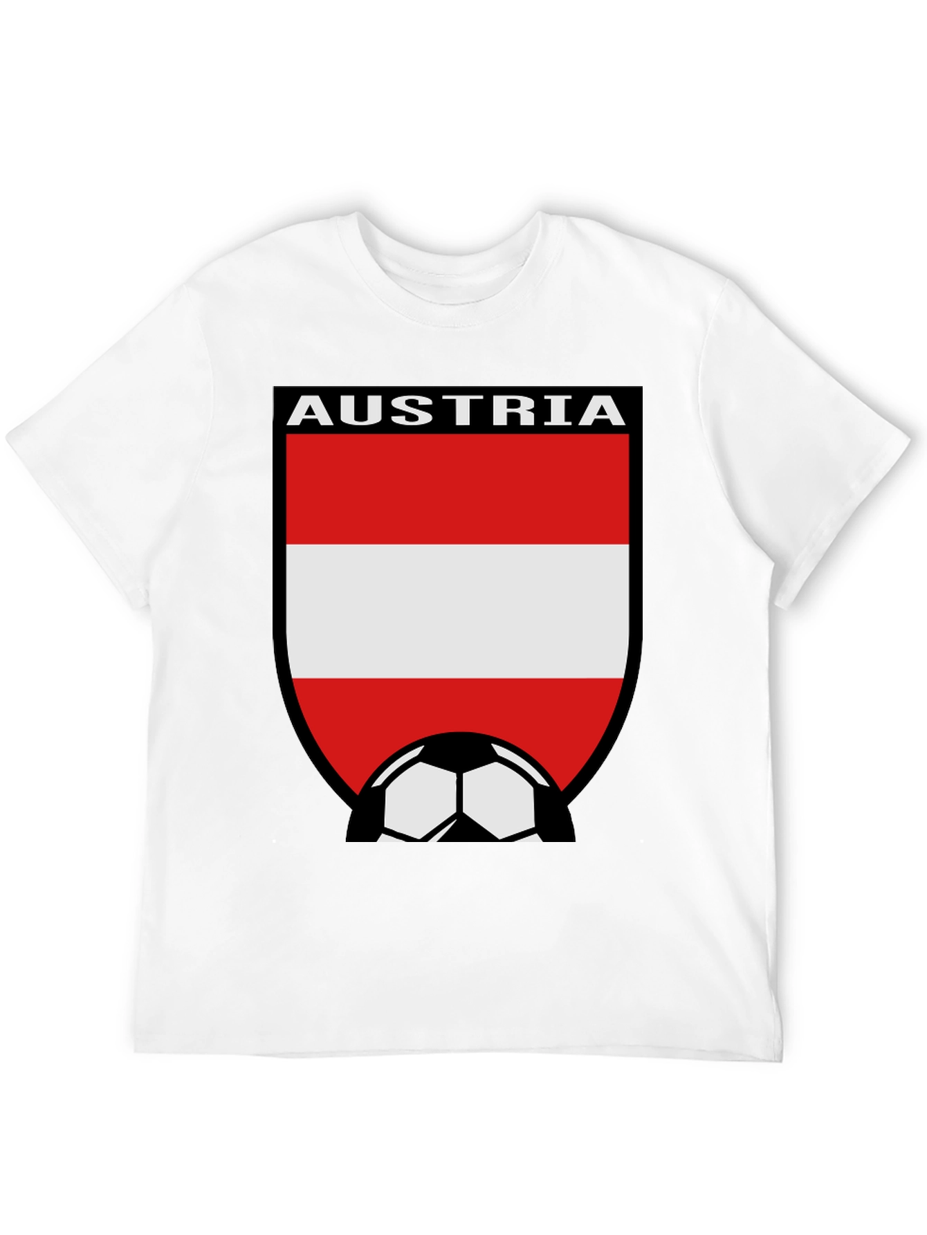 Austria Soccer Flag T-Shirt