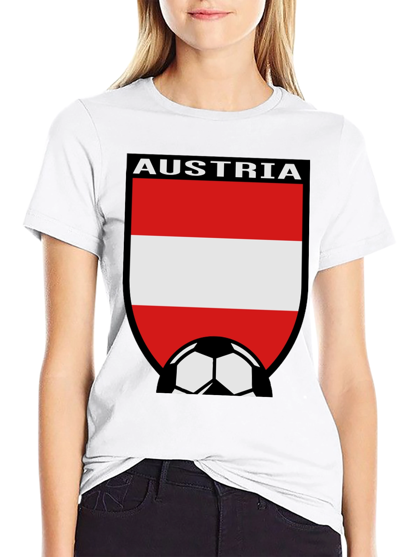 Austria Soccer Flag T-Shirt