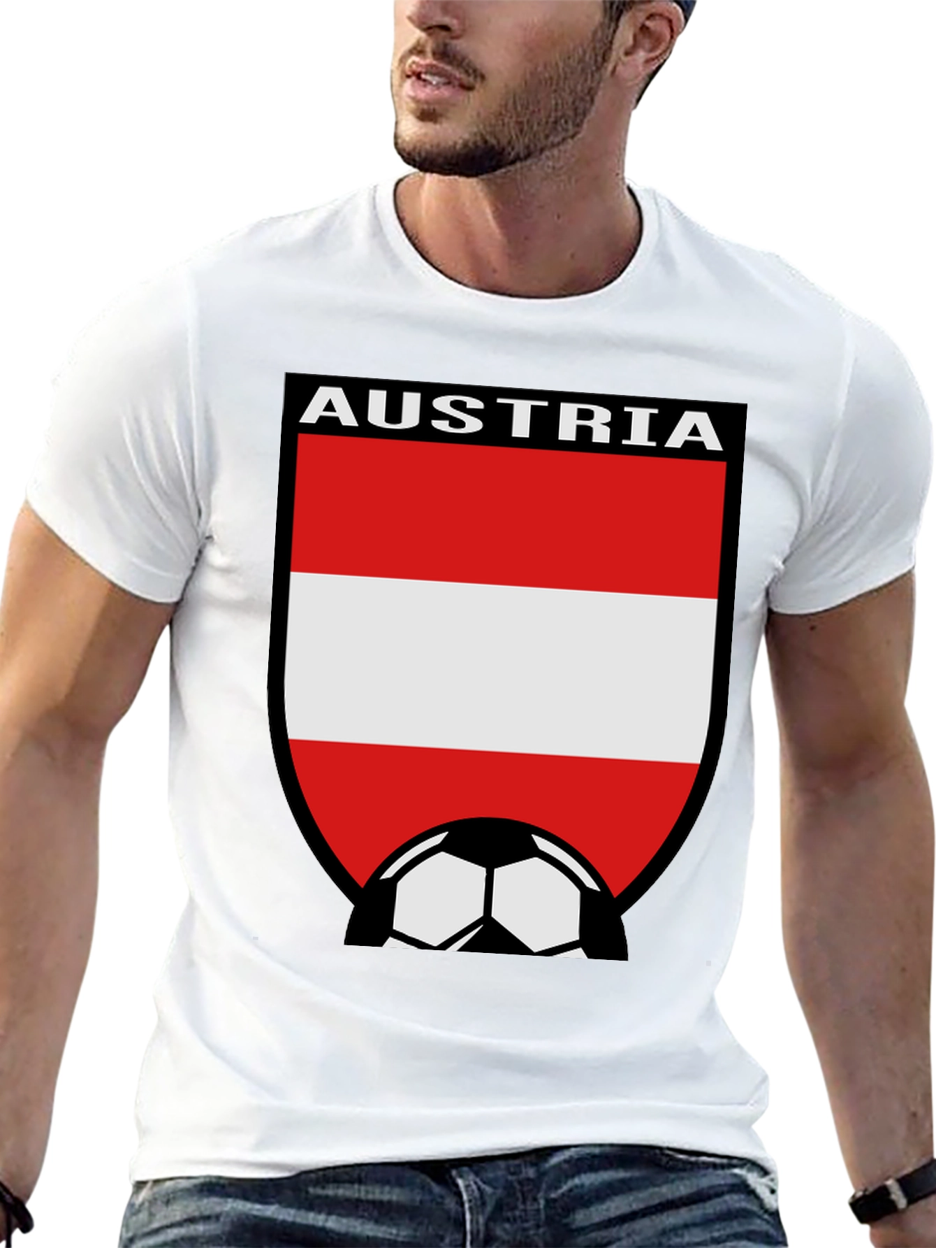 Austria Soccer Flag T-Shirt