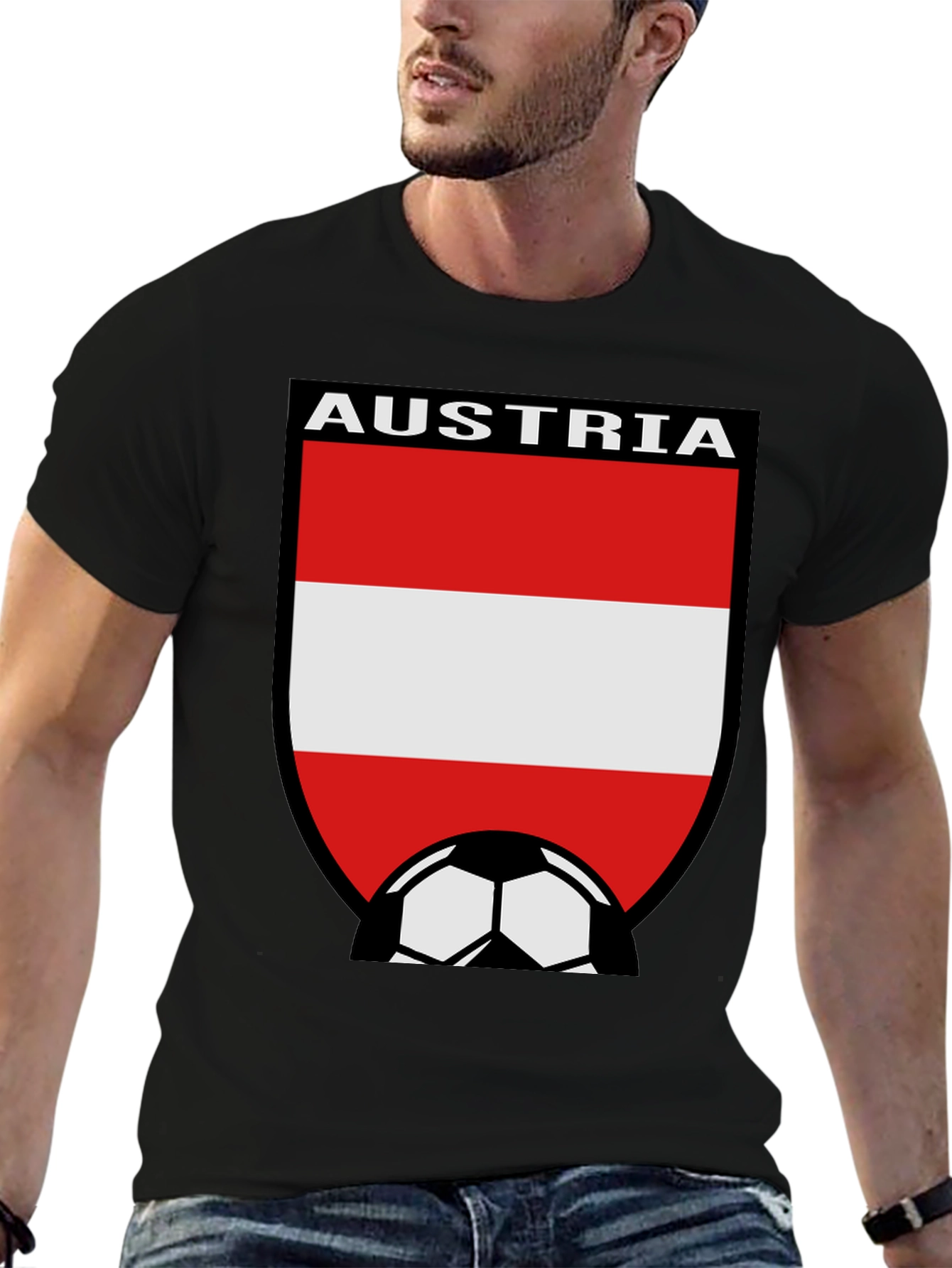 Austria Soccer Flag T-Shirt