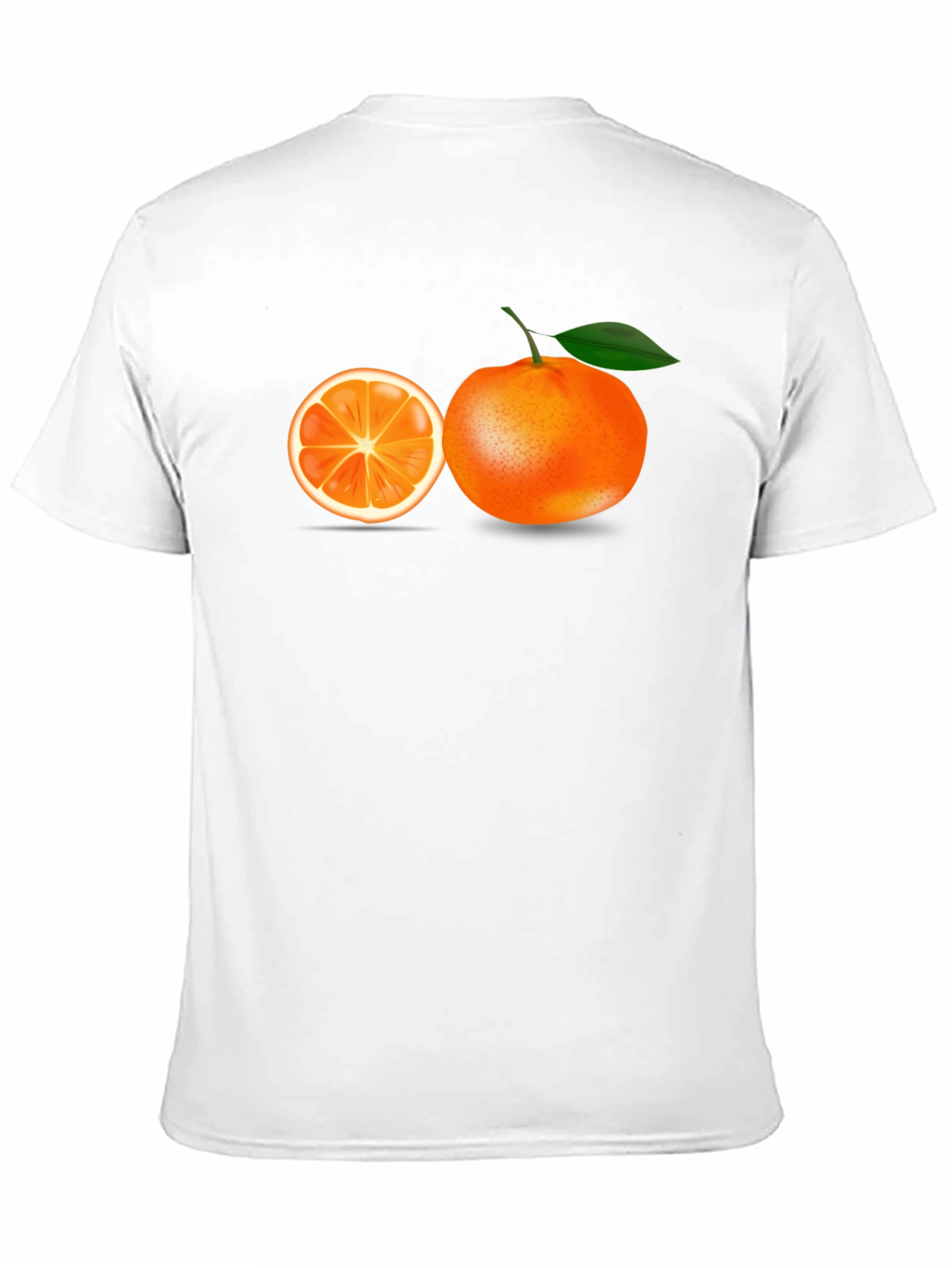 Orange Graphic Black T-Shirt - Fresh Style