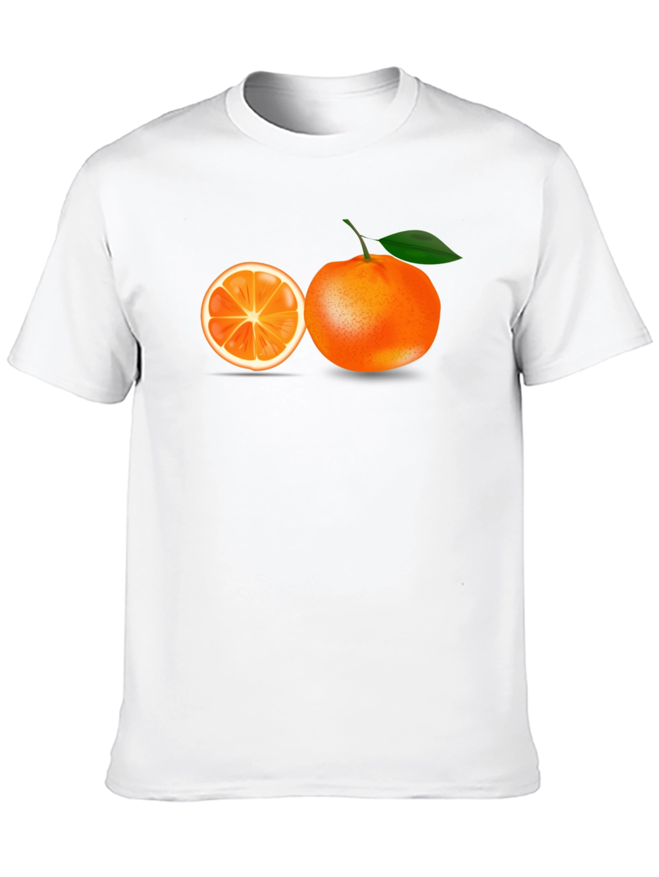 Orange Graphic Black T-Shirt - Fresh Style