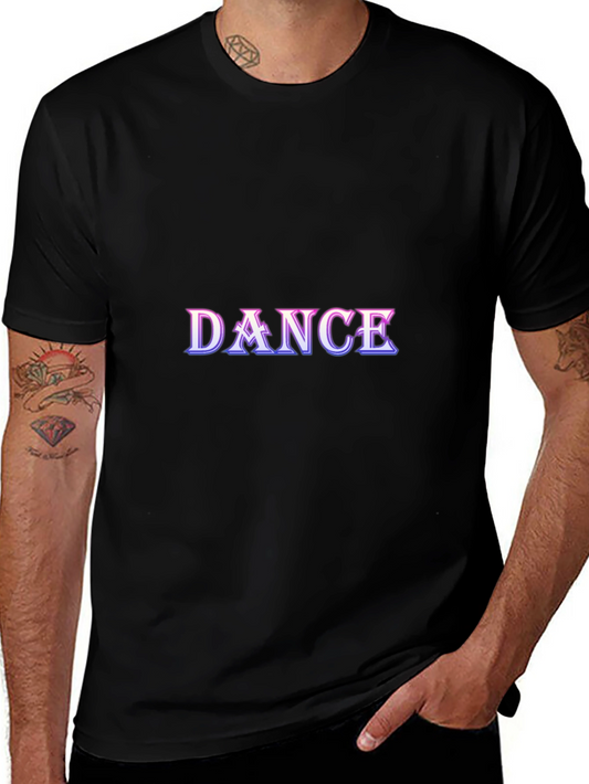 Dance Graphic Tee - Stylish Unisex Black T-Shirt