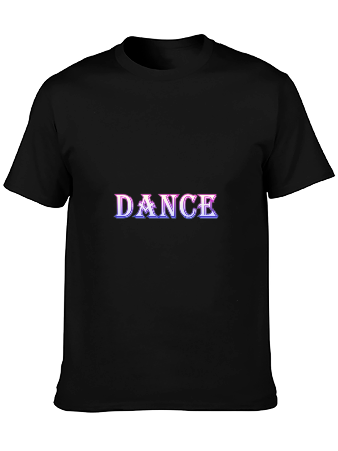 Dance Graphic Tee - Stylish Unisex Black T-Shirt