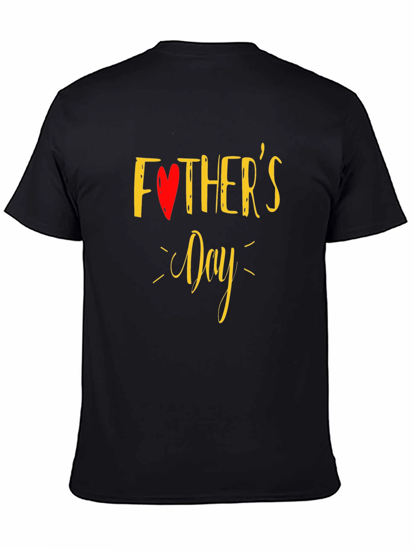 Fathers Day Black T-Shirt for Men