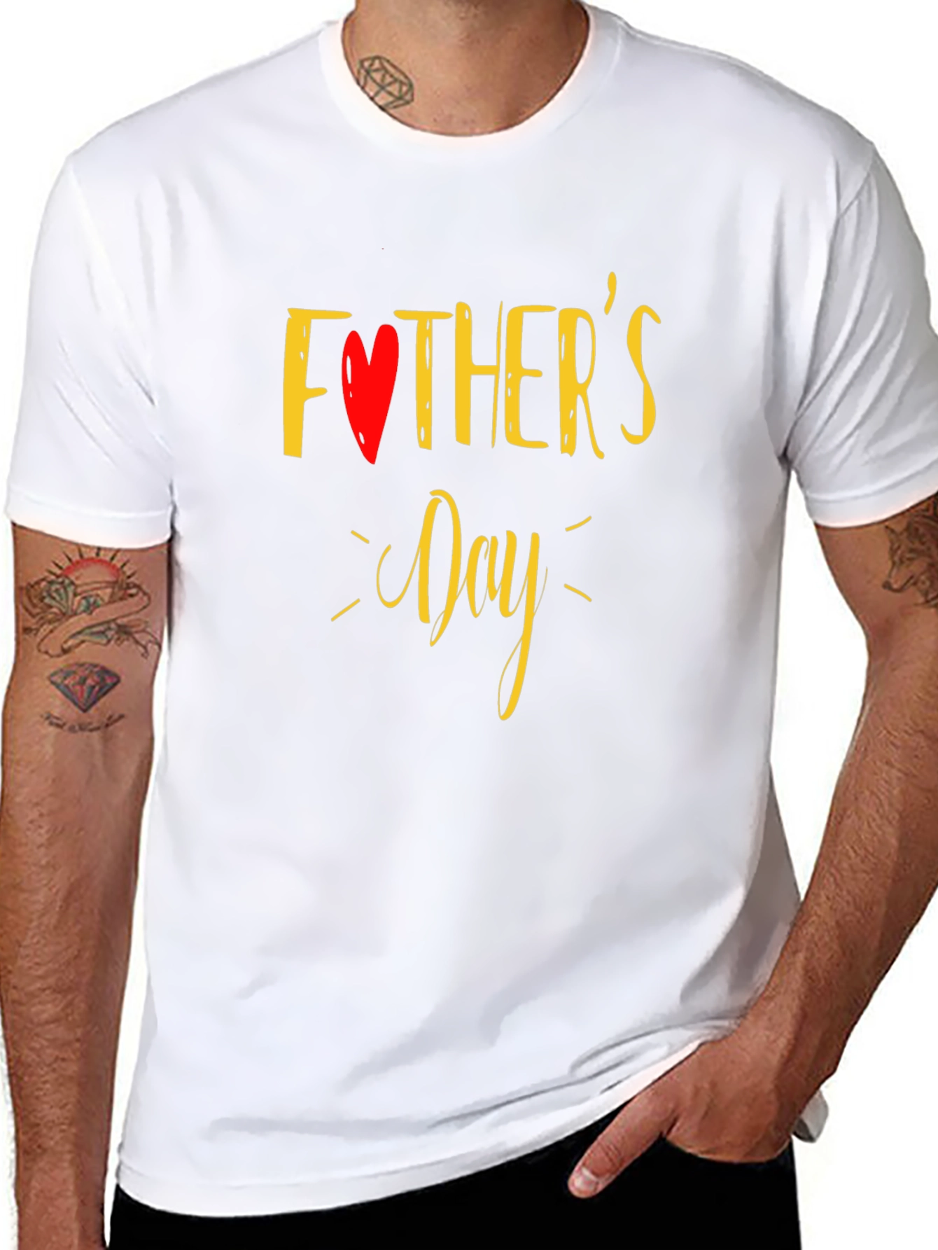 Fathers Day Black T-Shirt for Men