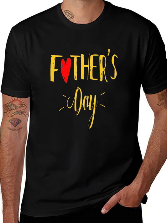Fathers Day Black T-Shirt for Men