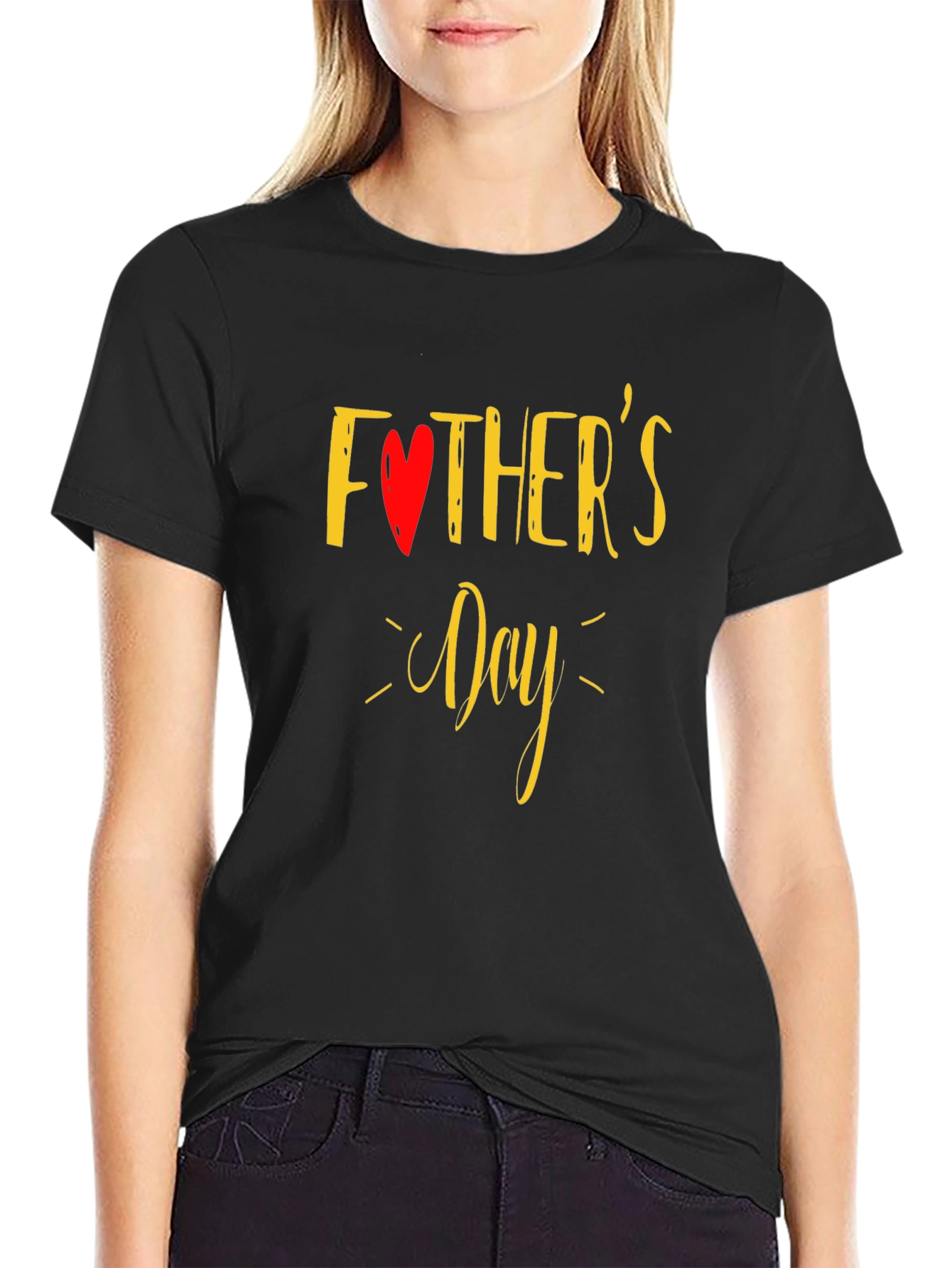 Fathers Day Black T-Shirt for Men