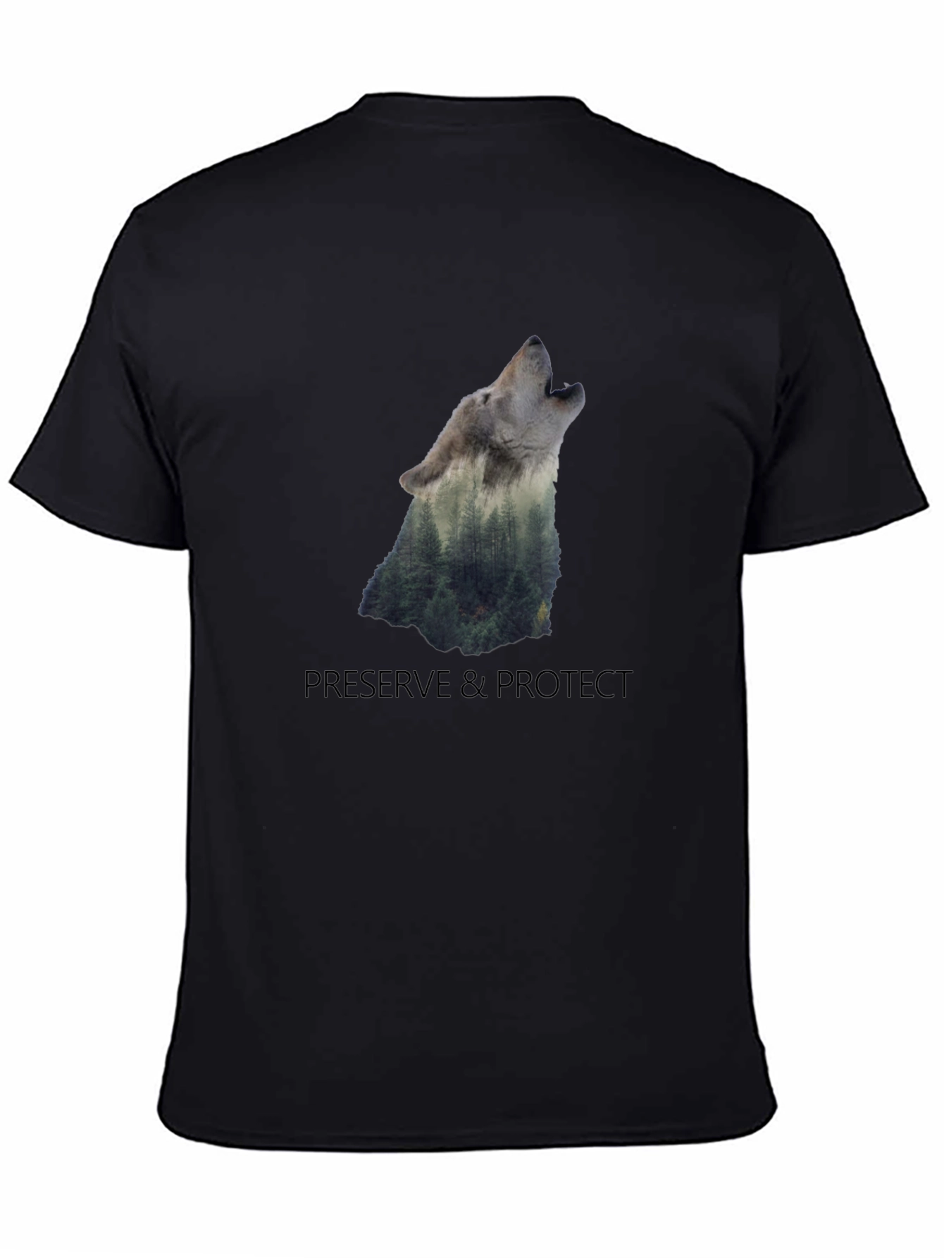 Nature Wolf Graphic Tee - Preserve & Protect