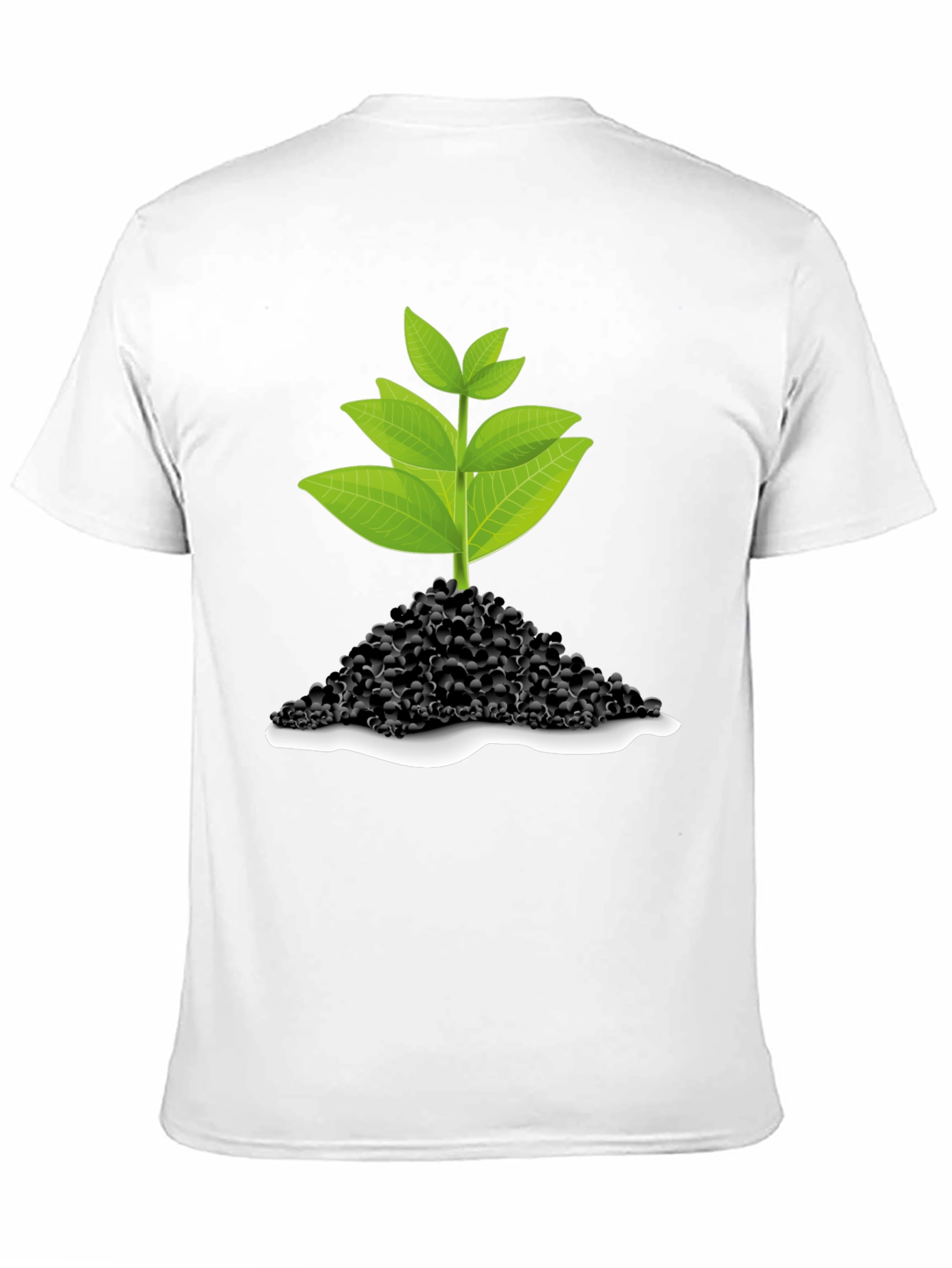 Green Sprout T-Shirt - Black