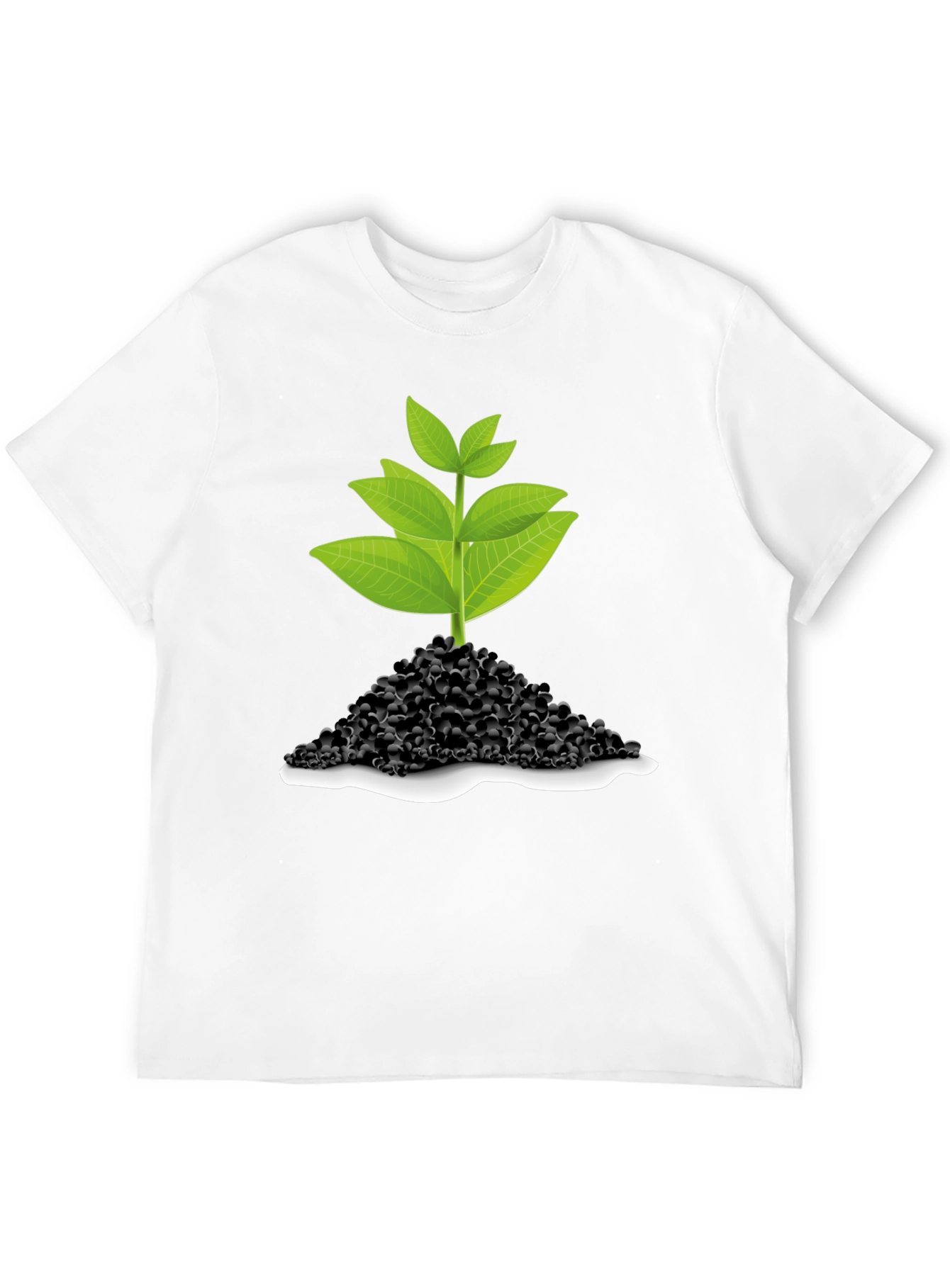 Green Sprout T-Shirt - Black