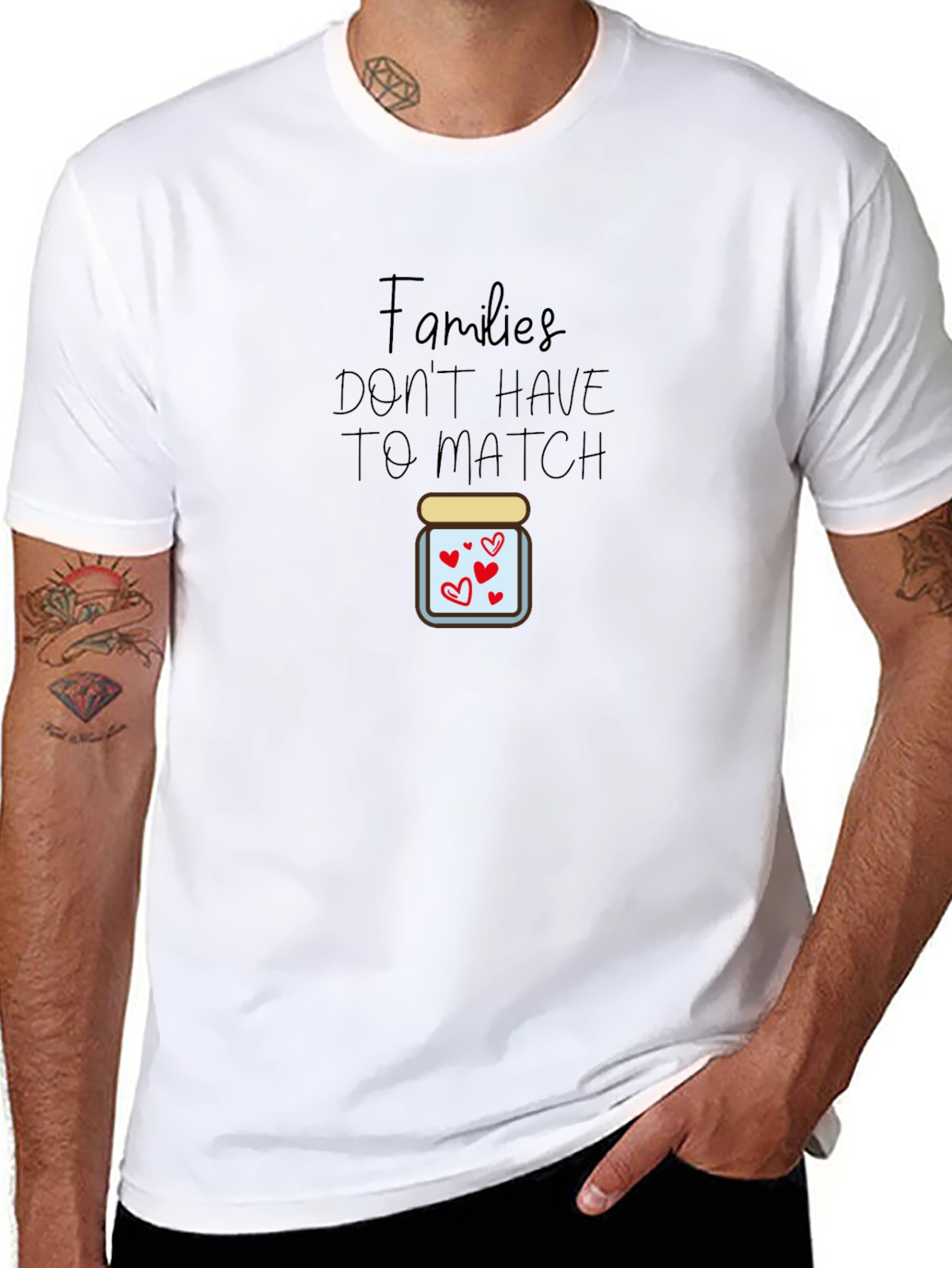 Families Dont Have to Match T-Shirt