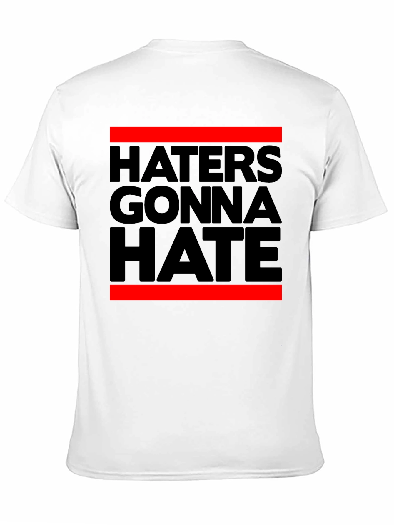Haters Gonna Hate Black Graphic Tee