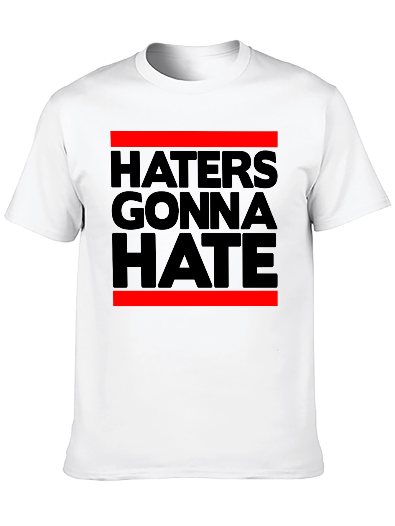 Haters Gonna Hate Black Graphic Tee