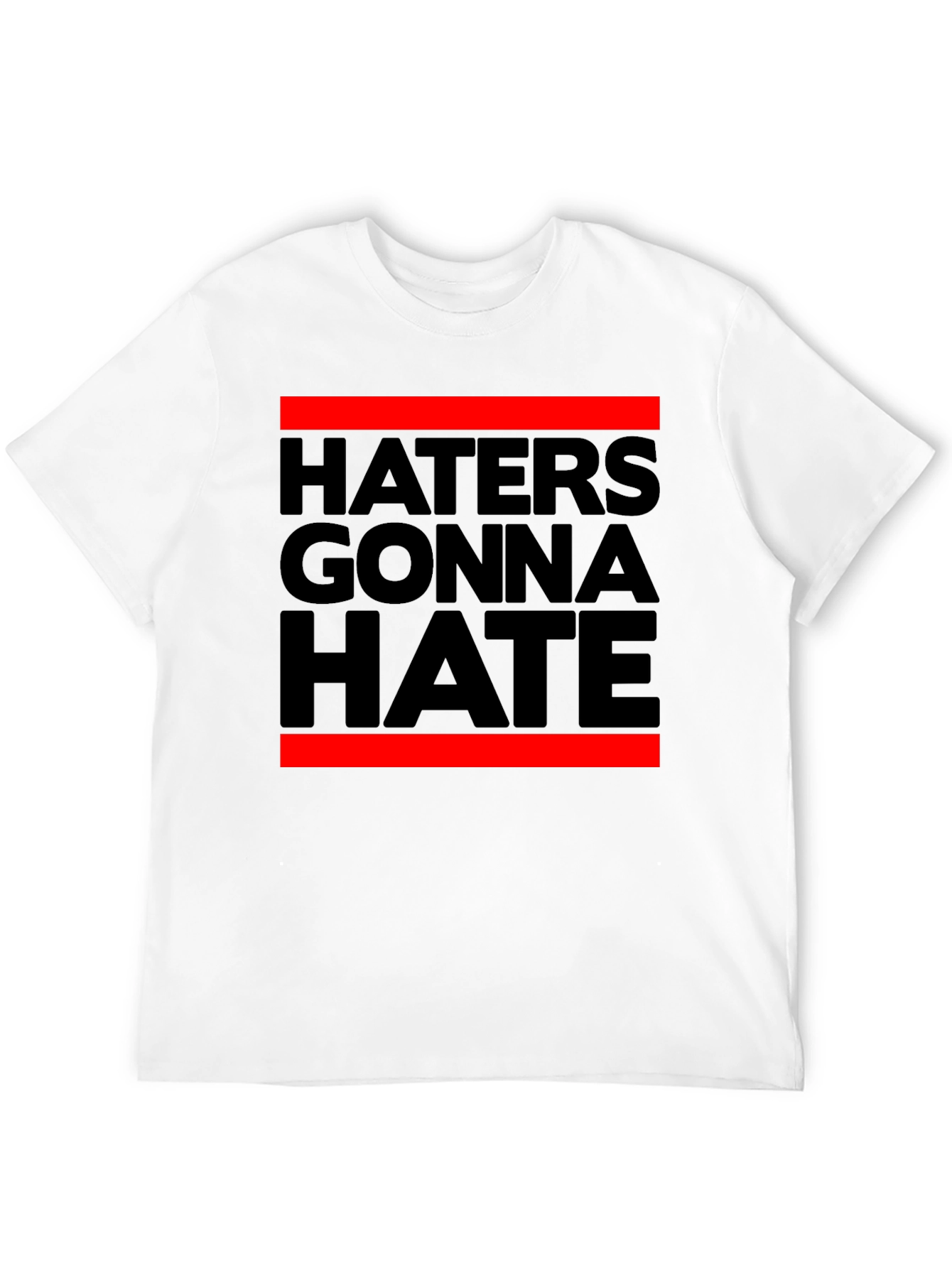 Haters Gonna Hate Black Graphic Tee