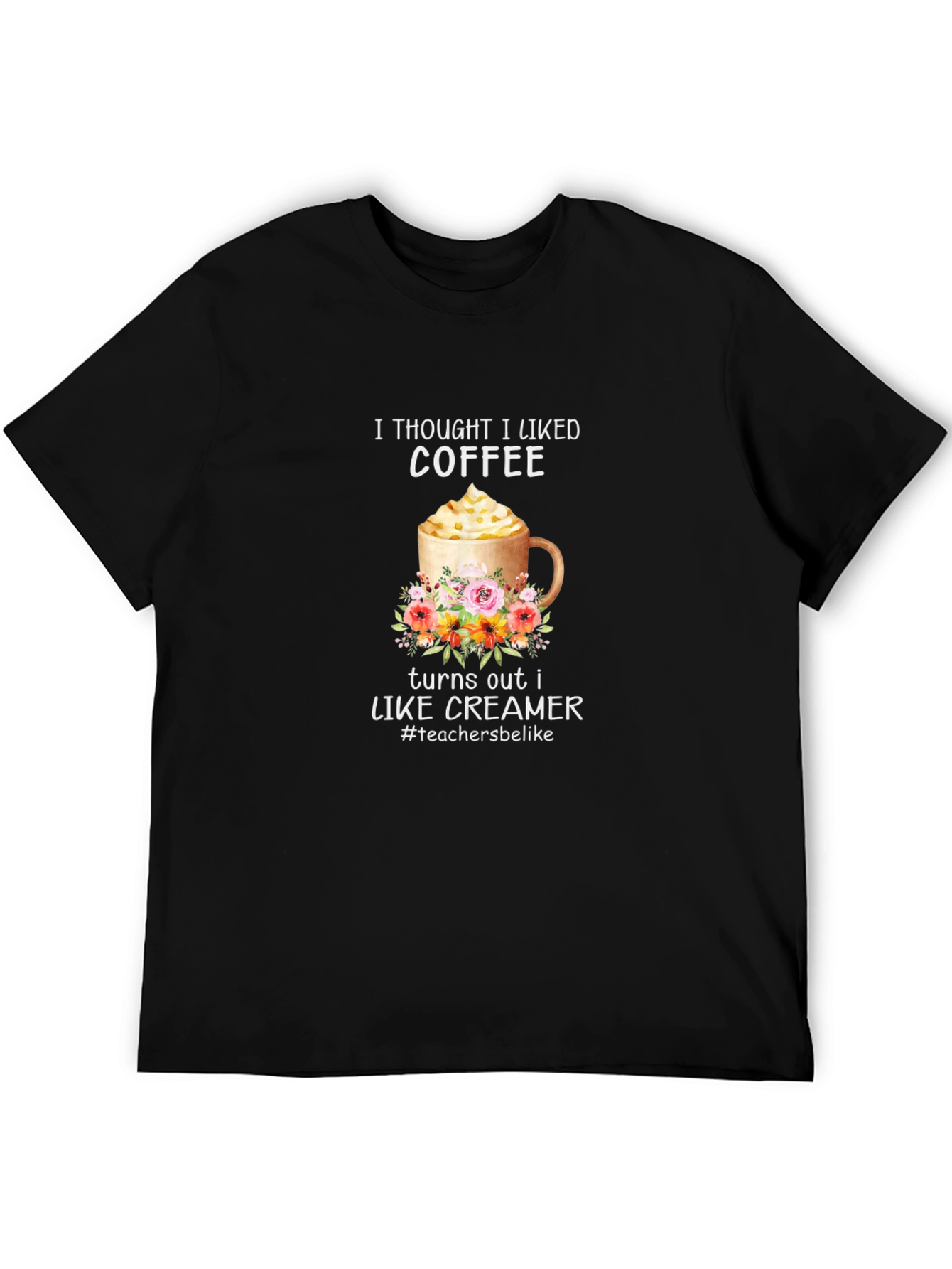 Coffee & Creamer Graphic Tee - Teacher Gift