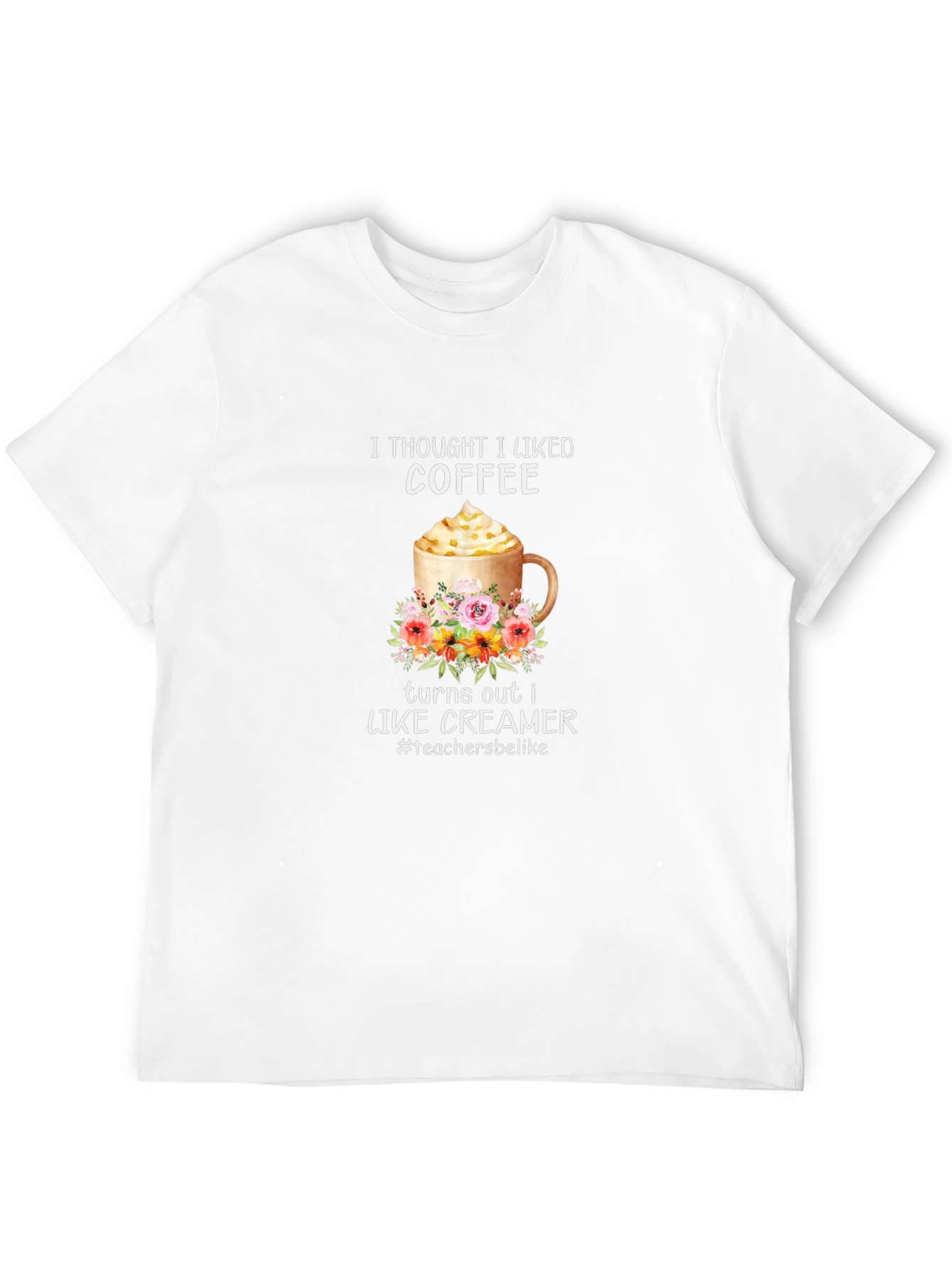Coffee & Creamer Graphic Tee - Teacher Gift