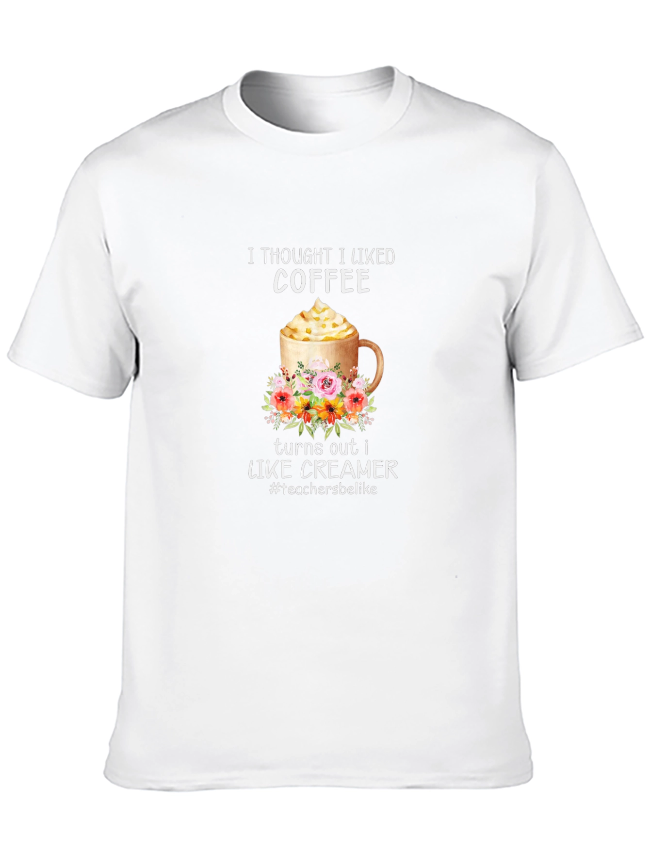 Coffee & Creamer Graphic Tee - Teacher Gift