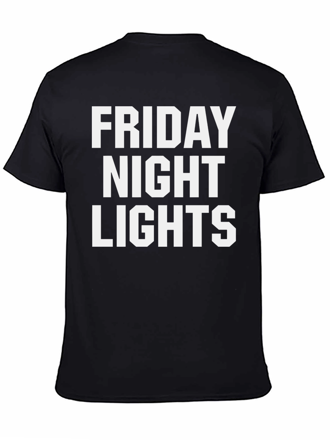 Friday Night Lights Graphic Tee - Classic Black T-Shirt