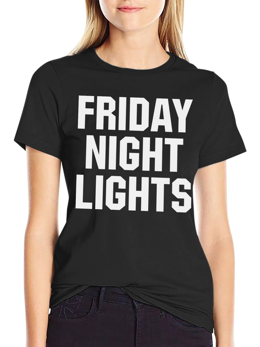Friday Night Lights Graphic Tee - Classic Black T-Shirt