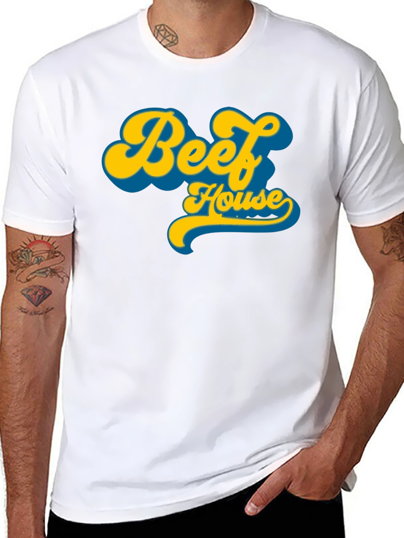 Beef House T-Shirt - Retro Style