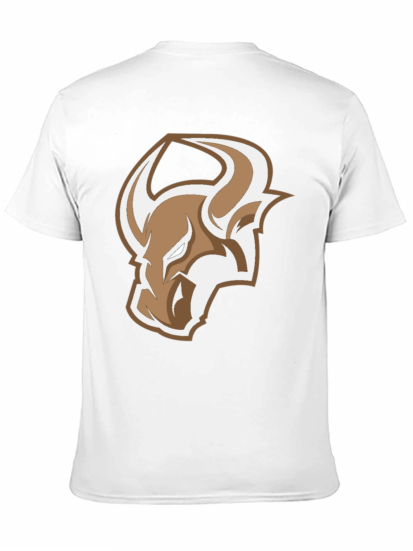 Bull Logo Graphic Tee - Stylish Mens Black T-Shirt